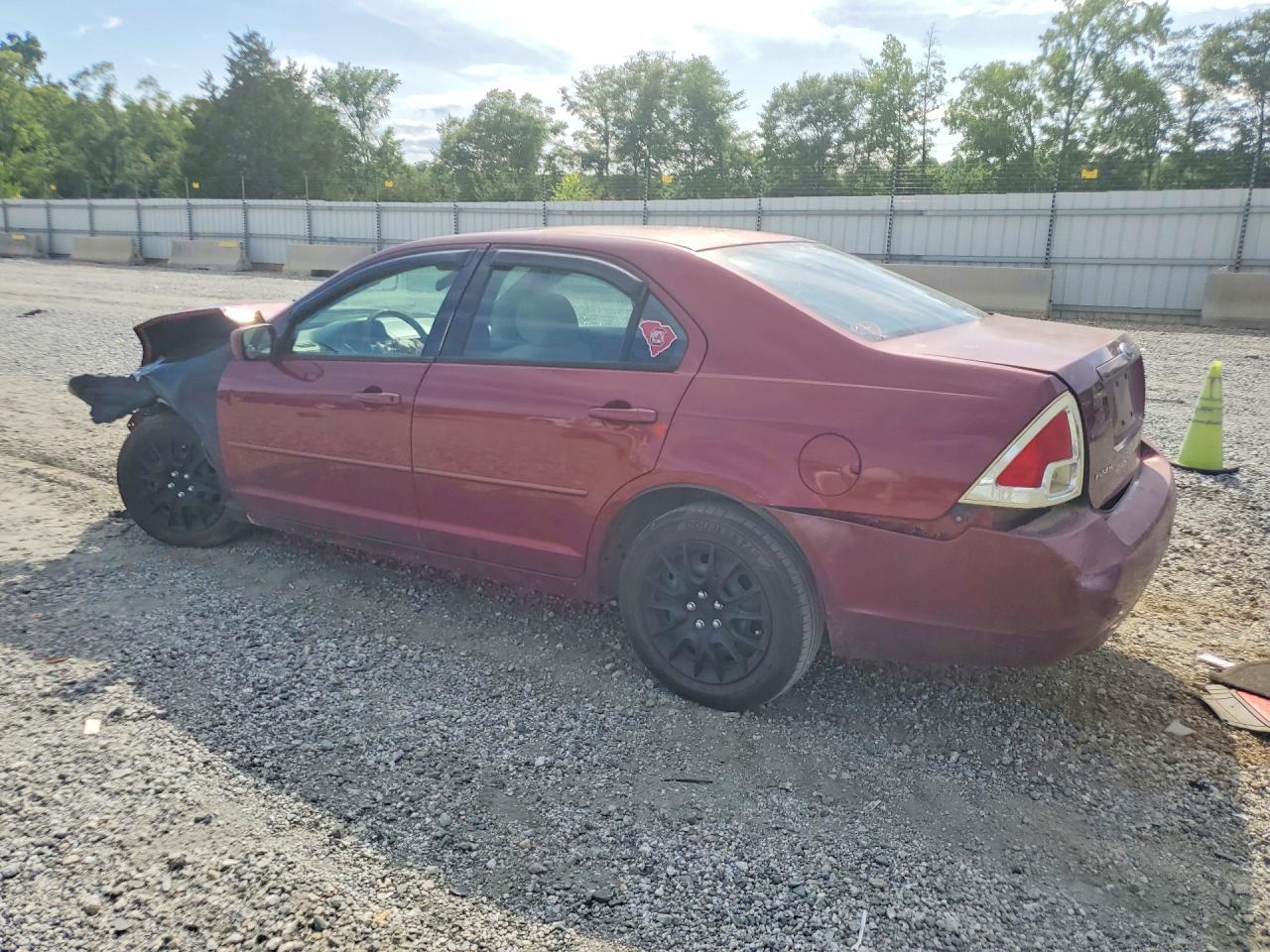 2006 Ford Fusion Se Burgundy vin: 3FAHP07ZX6R128344