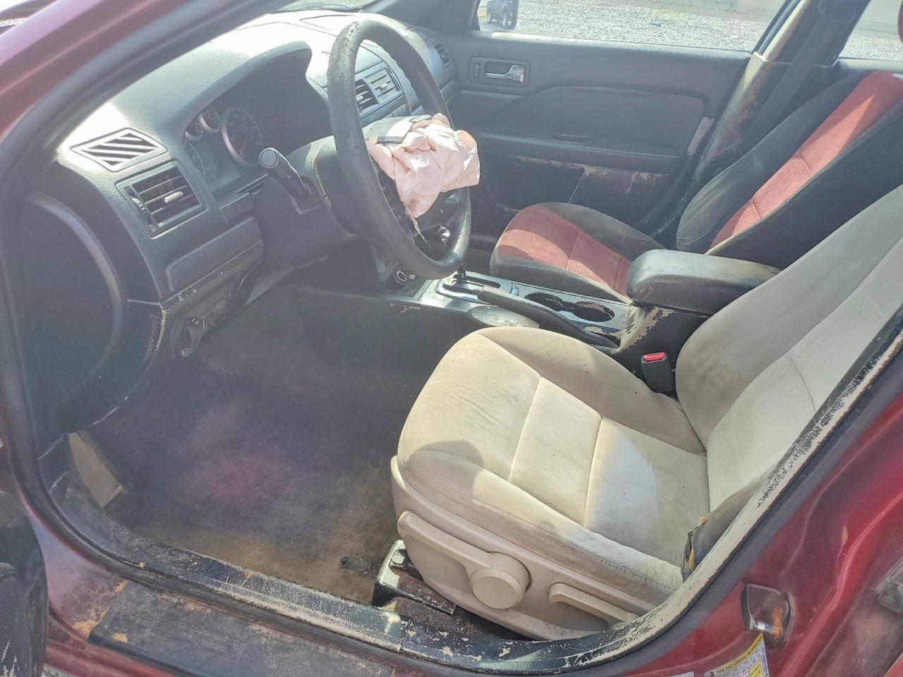 2006 Ford Fusion Se Burgundy vin: 3FAHP07ZX6R128344