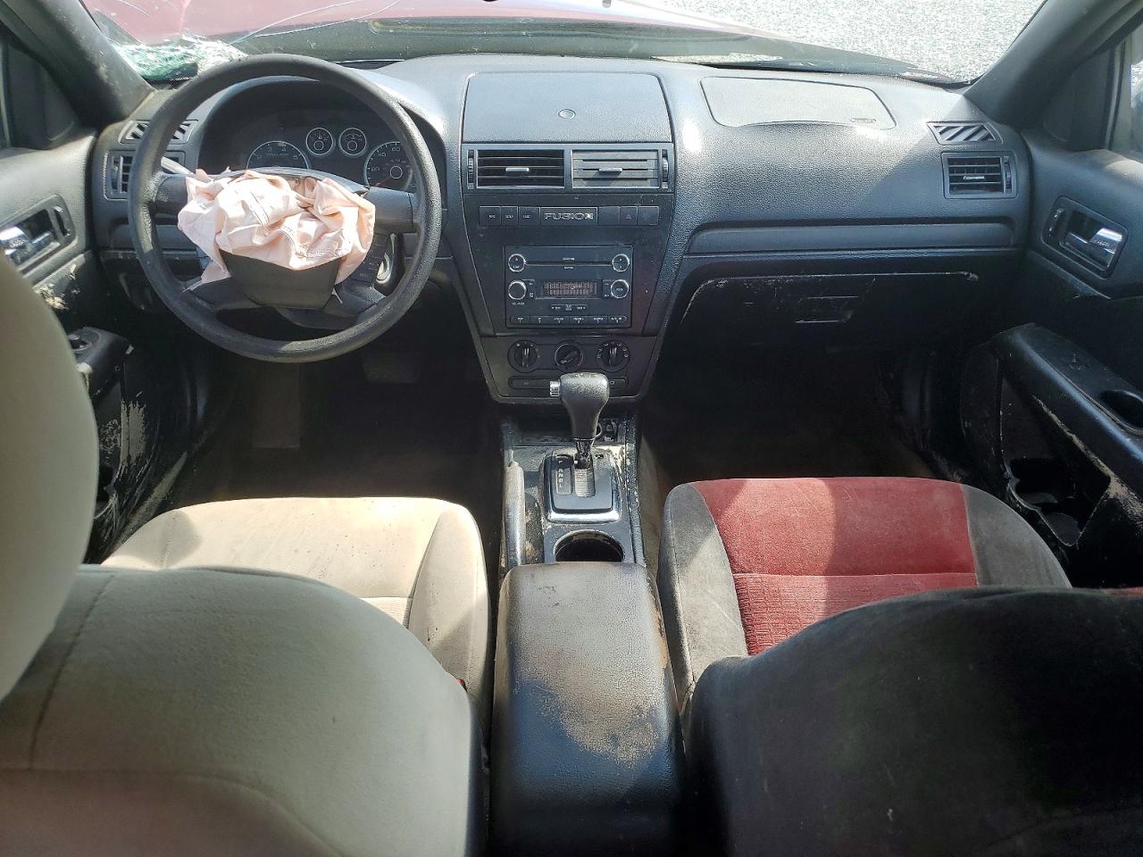 2006 Ford Fusion Se Burgundy vin: 3FAHP07ZX6R128344