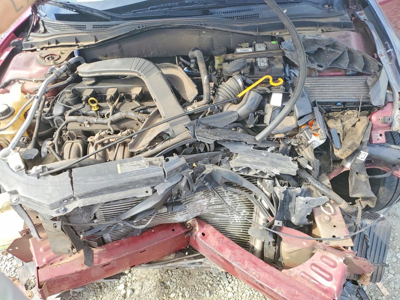 2006 Ford Fusion Se Burgundy vin: 3FAHP07ZX6R128344