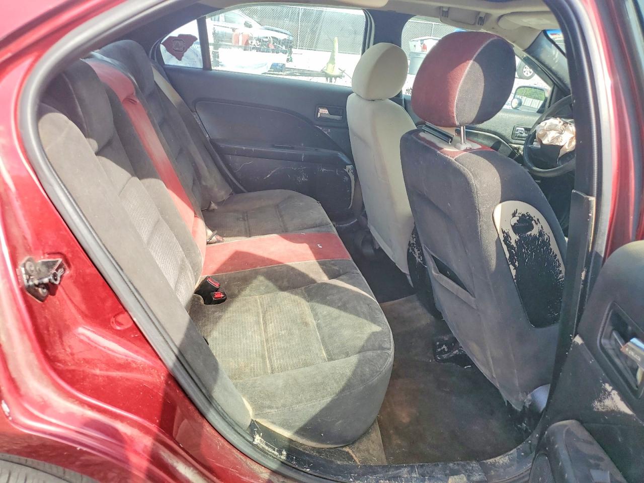 2006 Ford Fusion Se Burgundy vin: 3FAHP07ZX6R128344