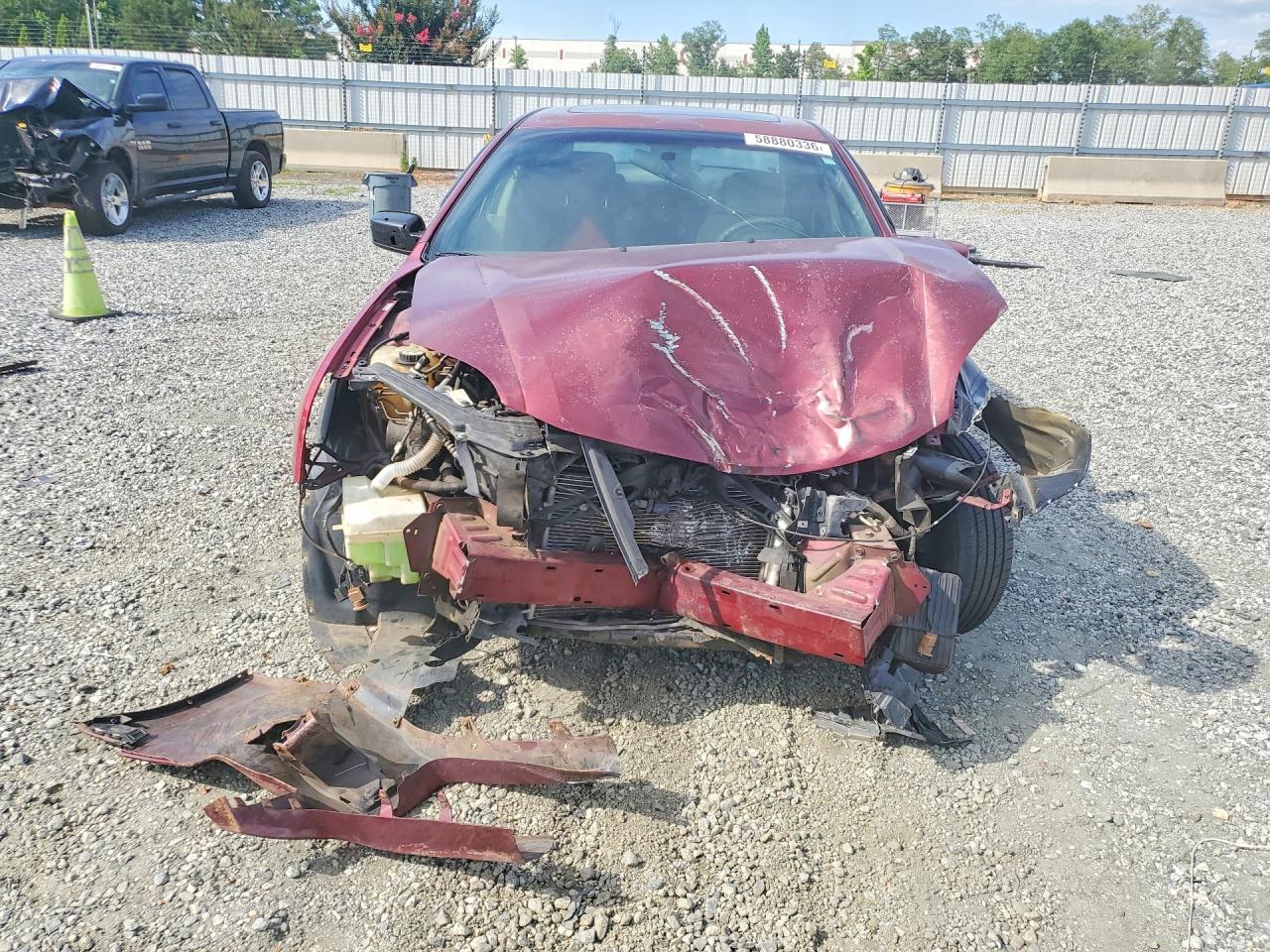 2006 Ford Fusion Se Burgundy vin: 3FAHP07ZX6R128344