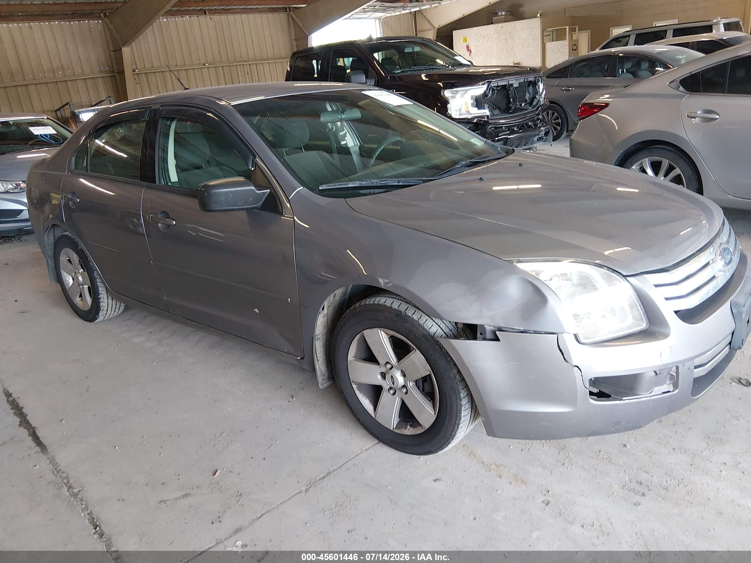 2007 Ford Fusion Se Серый vin: 3FAHP07ZX7R157845