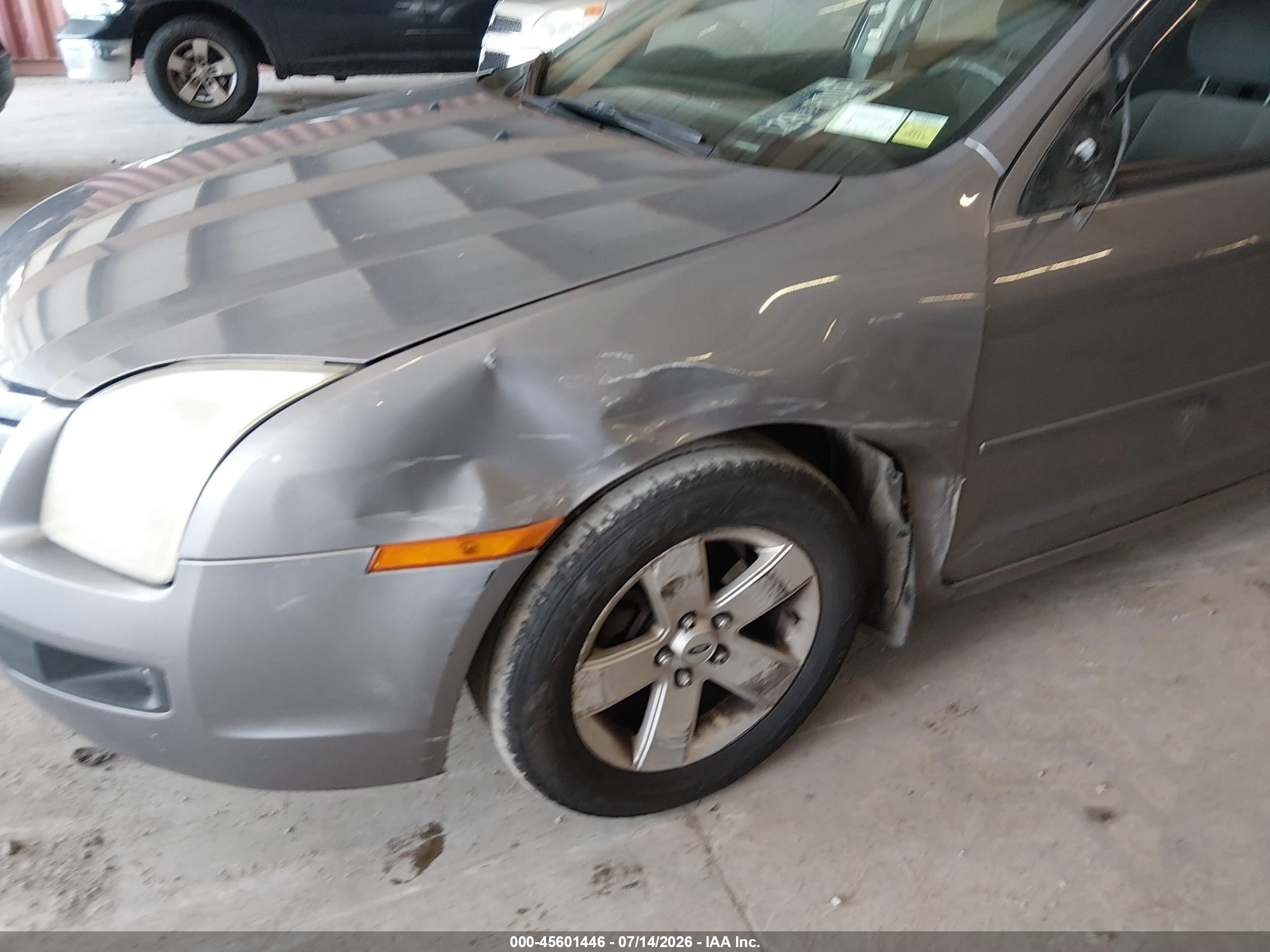 2007 Ford Fusion Se Серый vin: 3FAHP07ZX7R157845