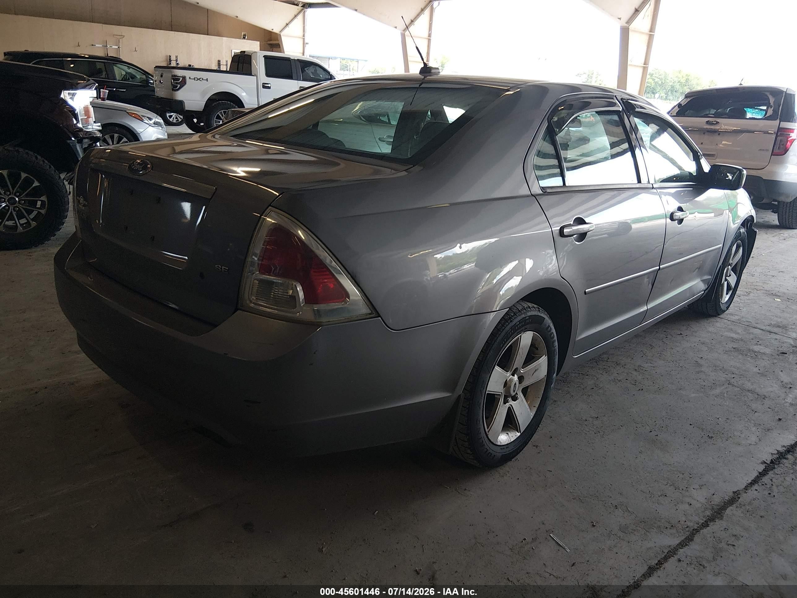 2007 Ford Fusion Se Серый vin: 3FAHP07ZX7R157845