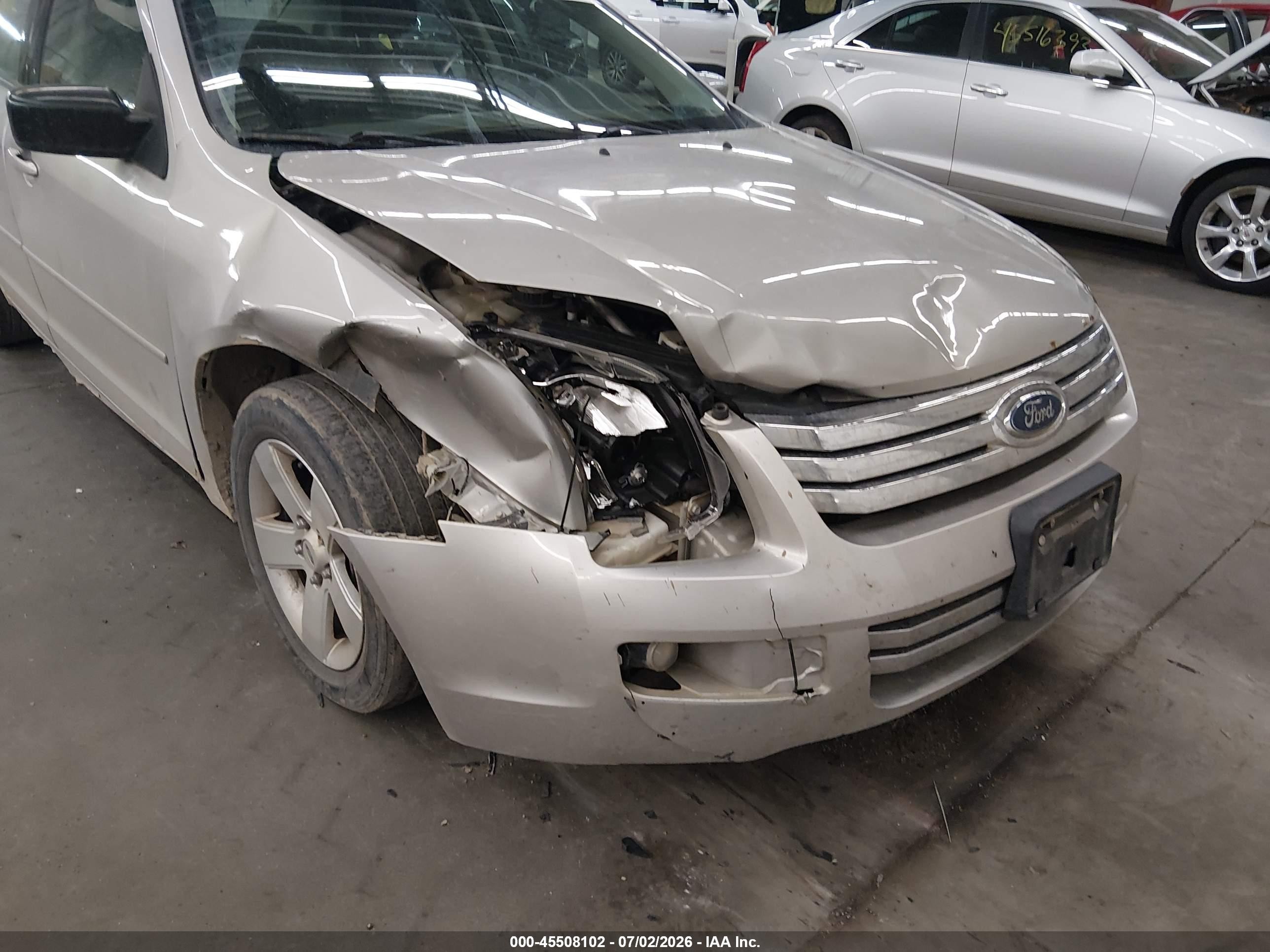 2007 Ford Fusion Se Серебряный vin: 3FAHP07ZX7R167338