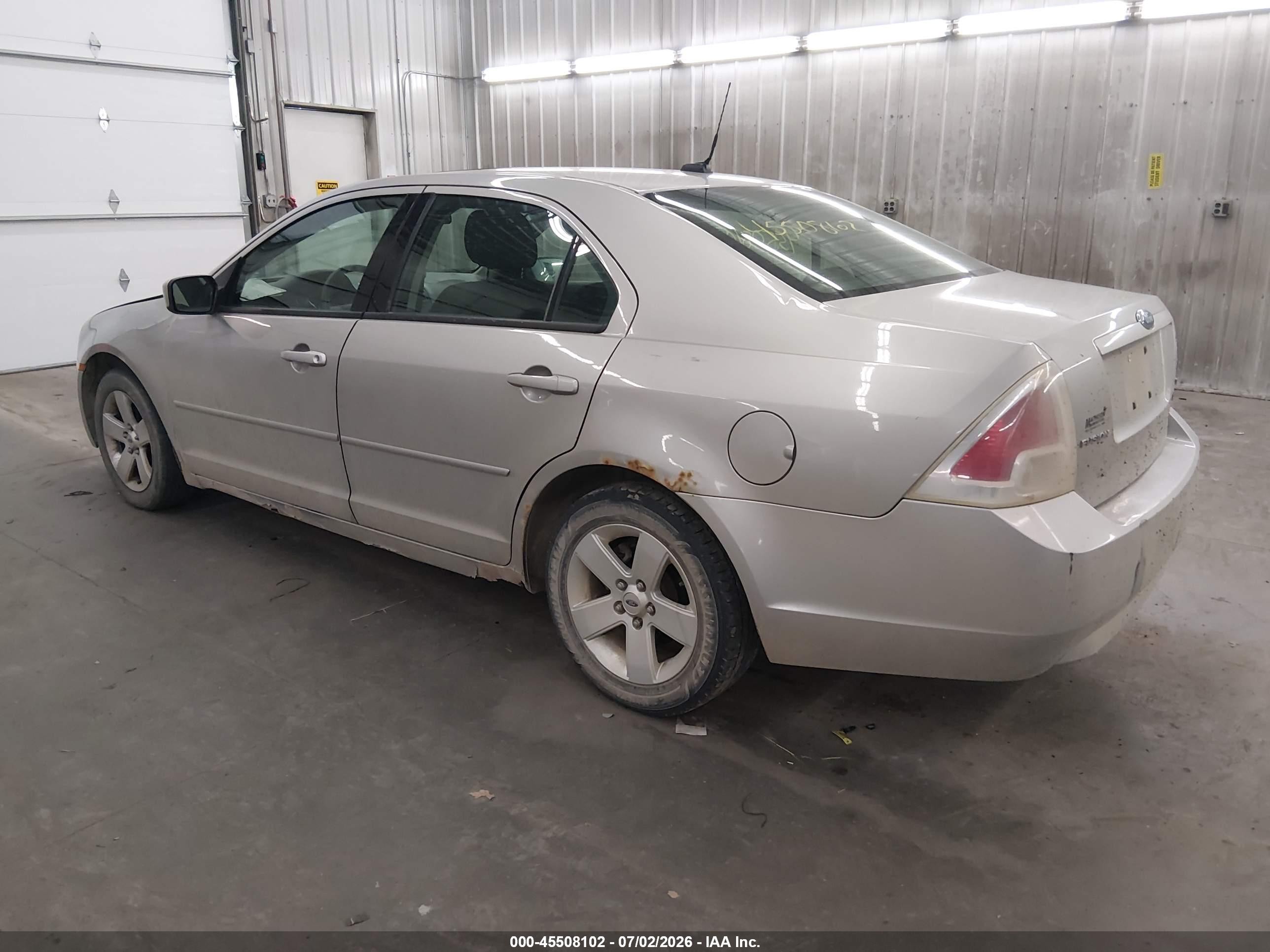 2007 Ford Fusion Se Серебряный vin: 3FAHP07ZX7R167338