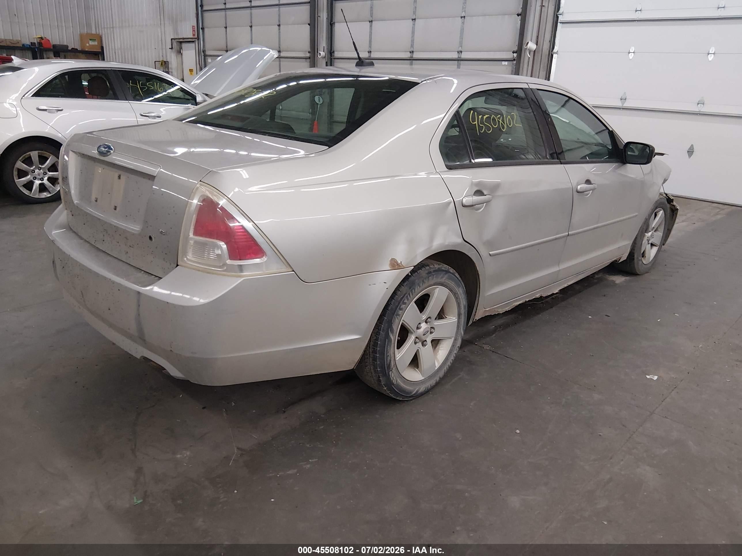 2007 Ford Fusion Se Серебряный vin: 3FAHP07ZX7R167338