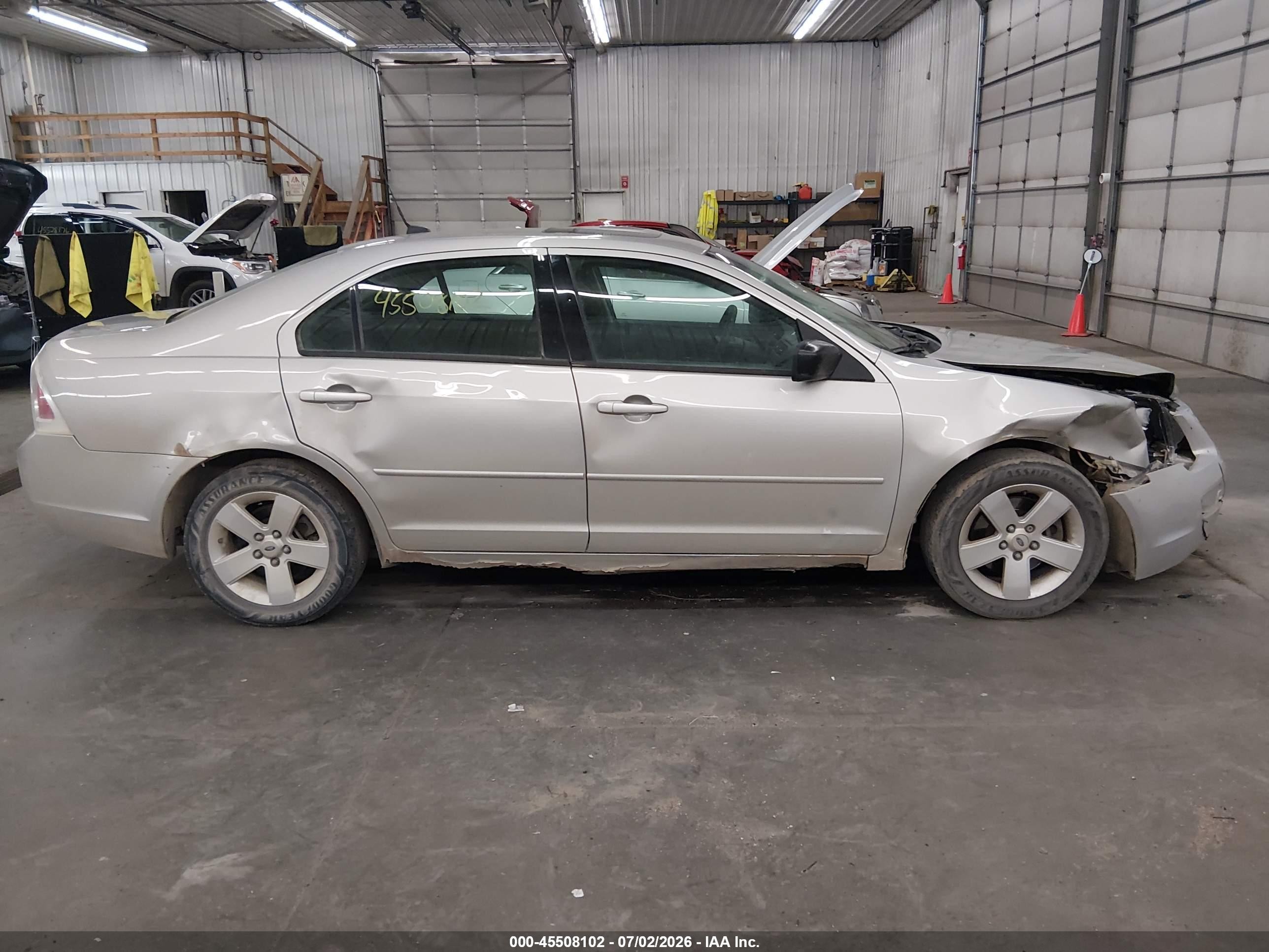 2007 Ford Fusion Se Серебряный vin: 3FAHP07ZX7R167338