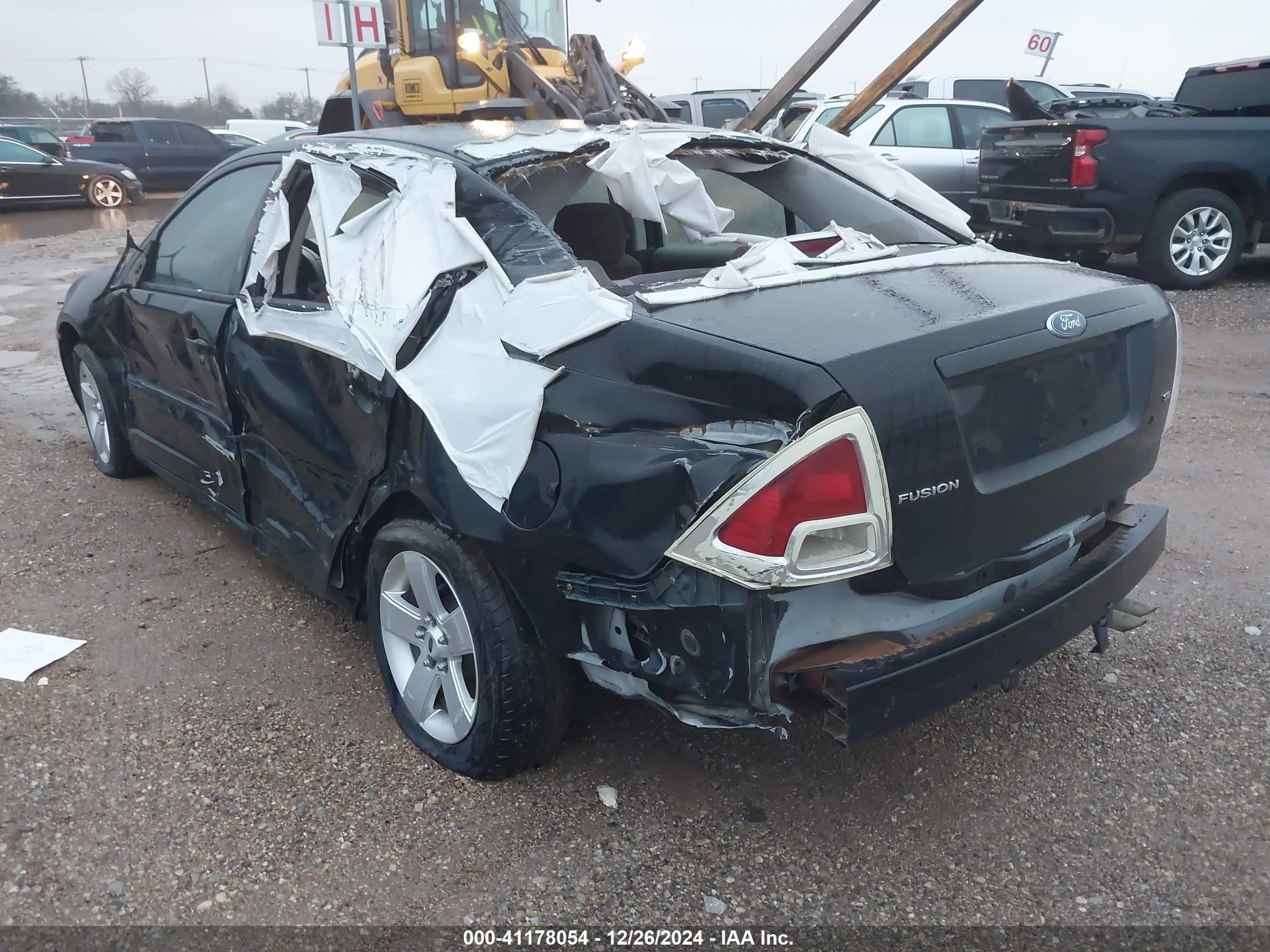 2007 Ford Fusion Se Black vin: 3FAHP07ZX7R167372