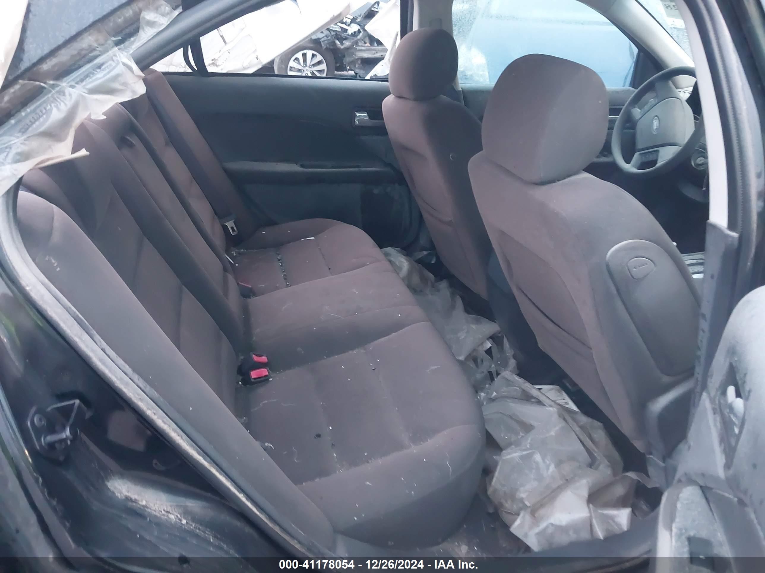 2007 Ford Fusion Se Black vin: 3FAHP07ZX7R167372