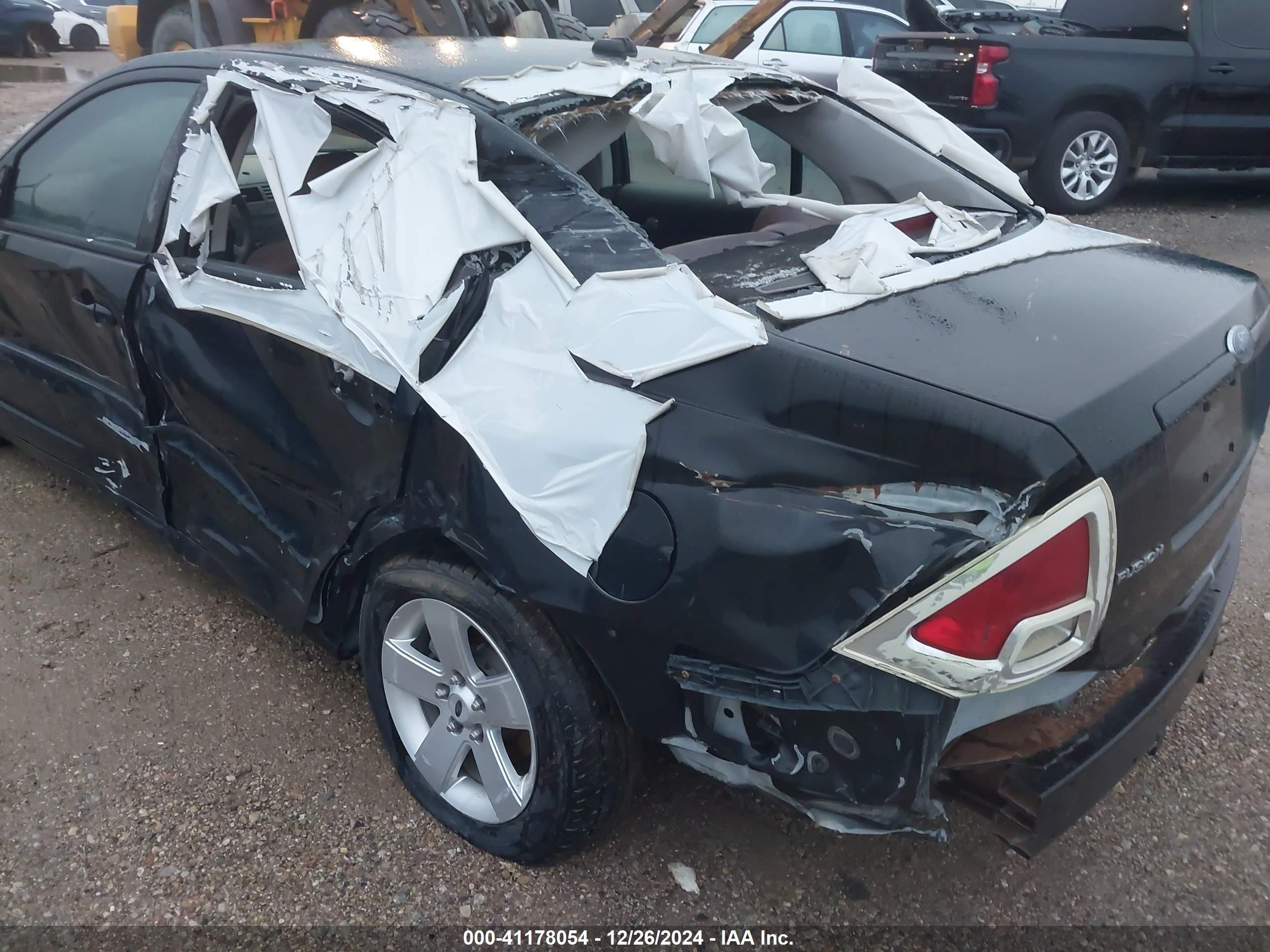 2007 Ford Fusion Se Black vin: 3FAHP07ZX7R167372