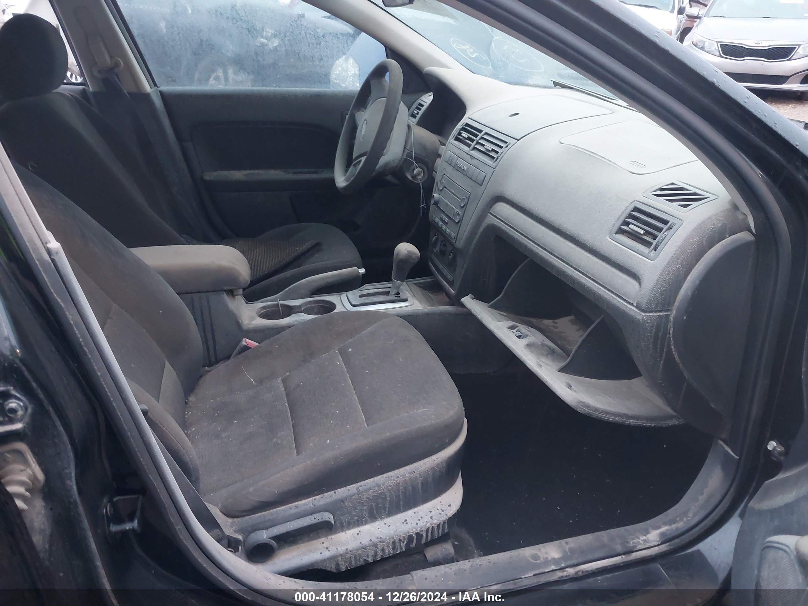 2007 Ford Fusion Se Black vin: 3FAHP07ZX7R167372