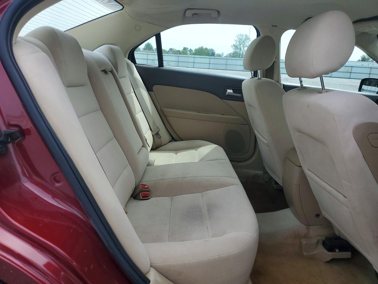 2007 Ford Fusion Se Burgundy vin: 3FAHP07ZX7R223245