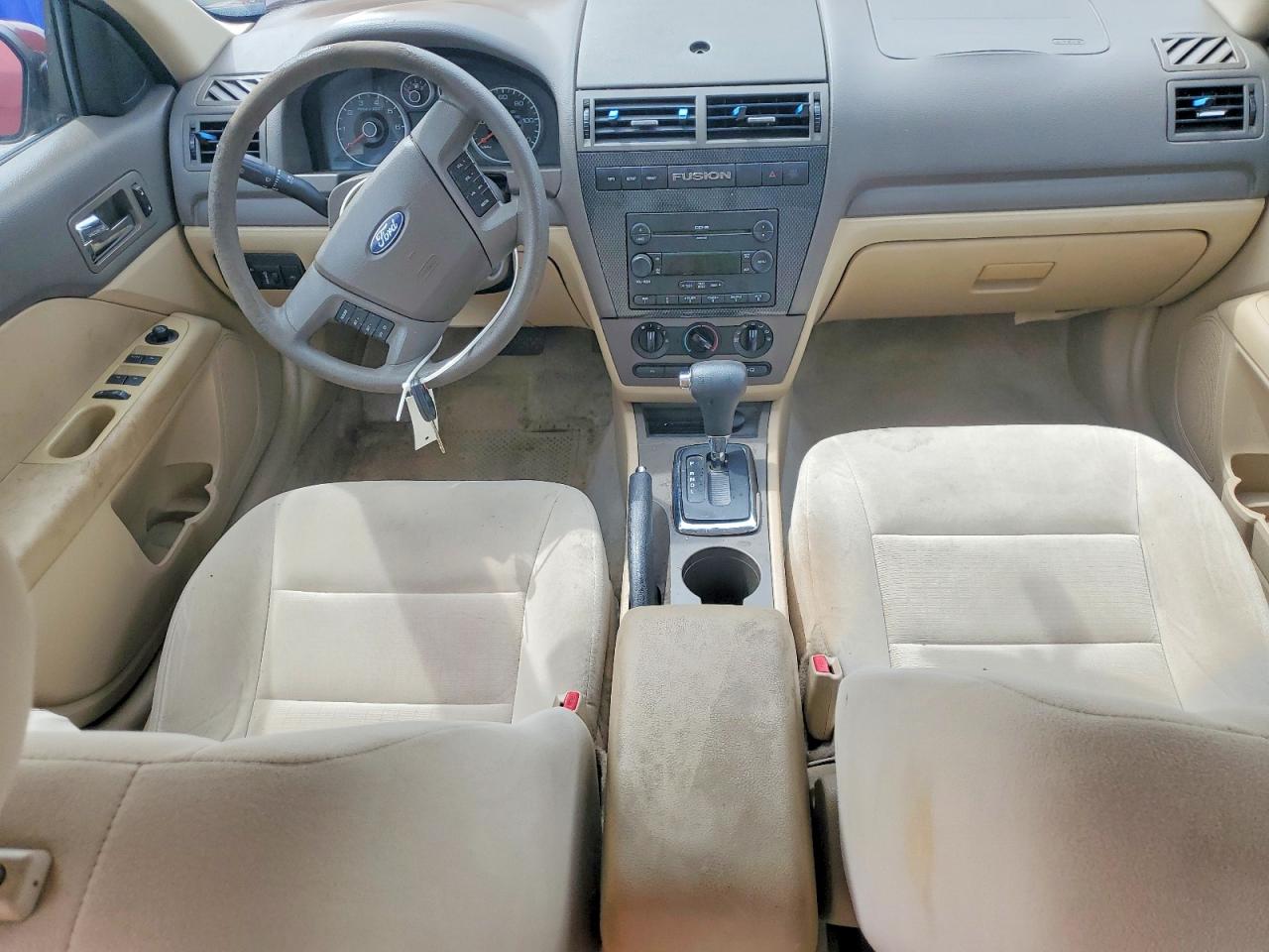 2007 Ford Fusion Se Burgundy vin: 3FAHP07ZX7R223245