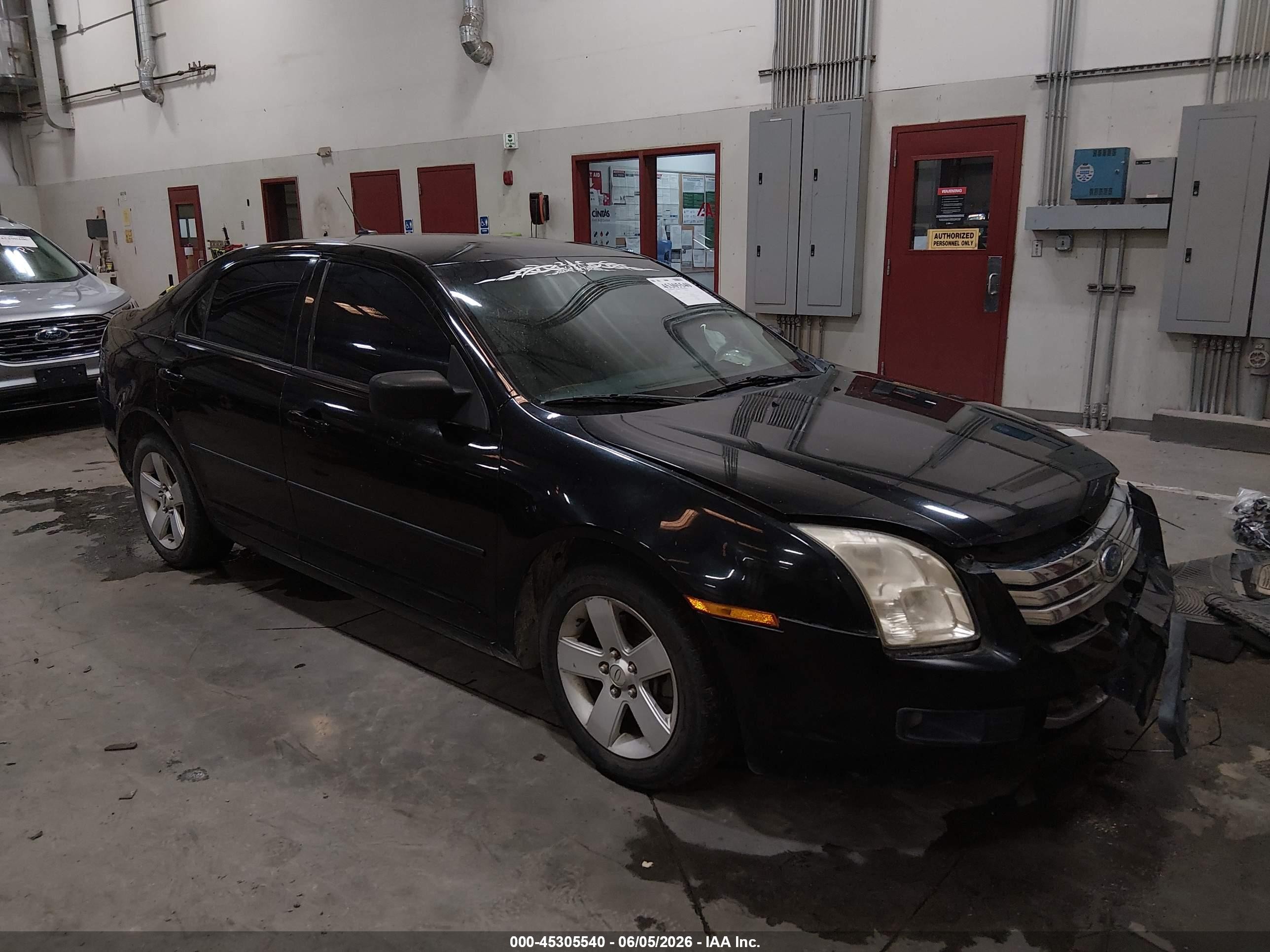 2007 Ford Fusion Se Черный vin: 3FAHP07ZX7R227280