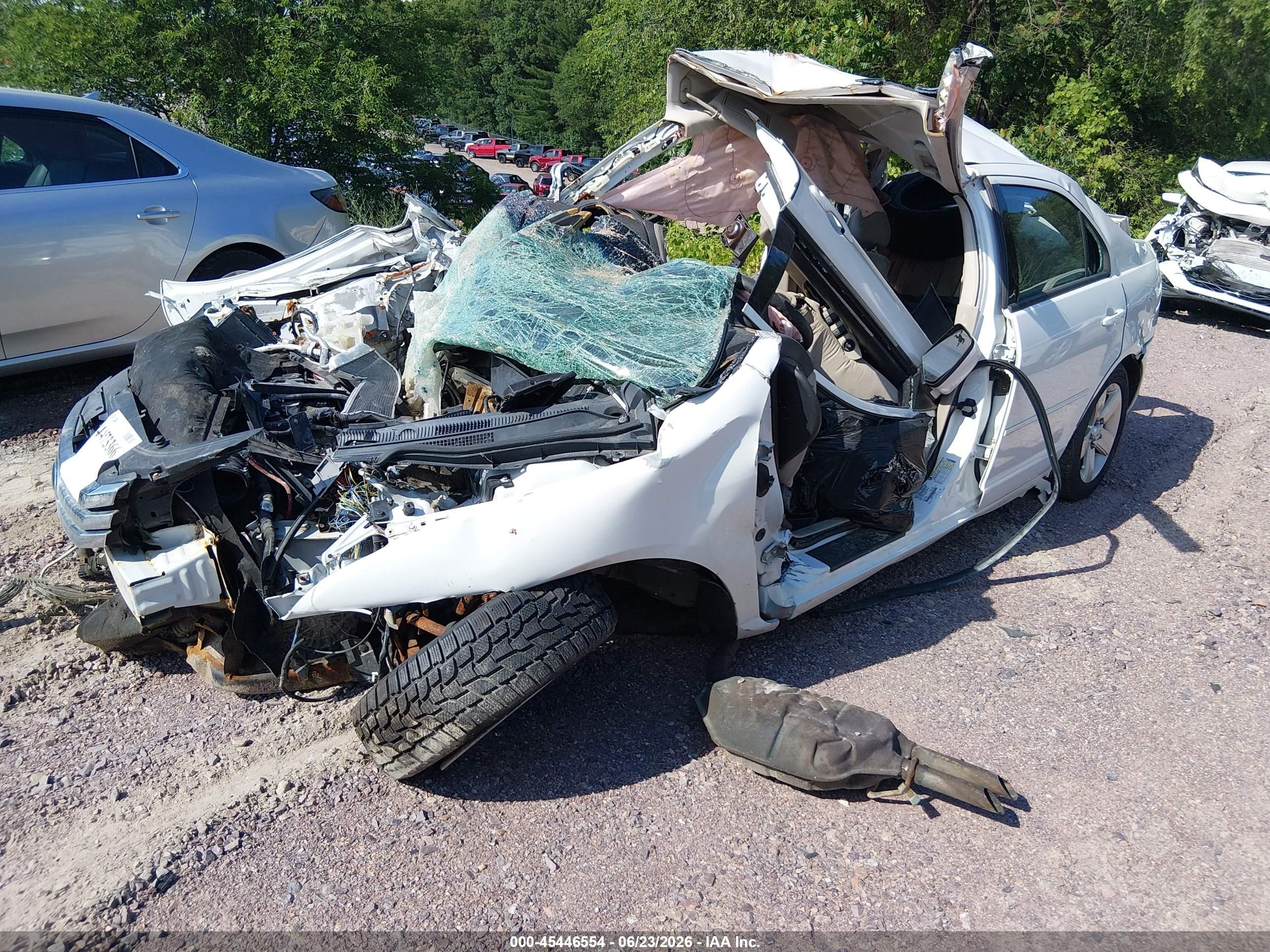 2007 Ford Fusion Se White vin: 3FAHP07ZX7R230213
