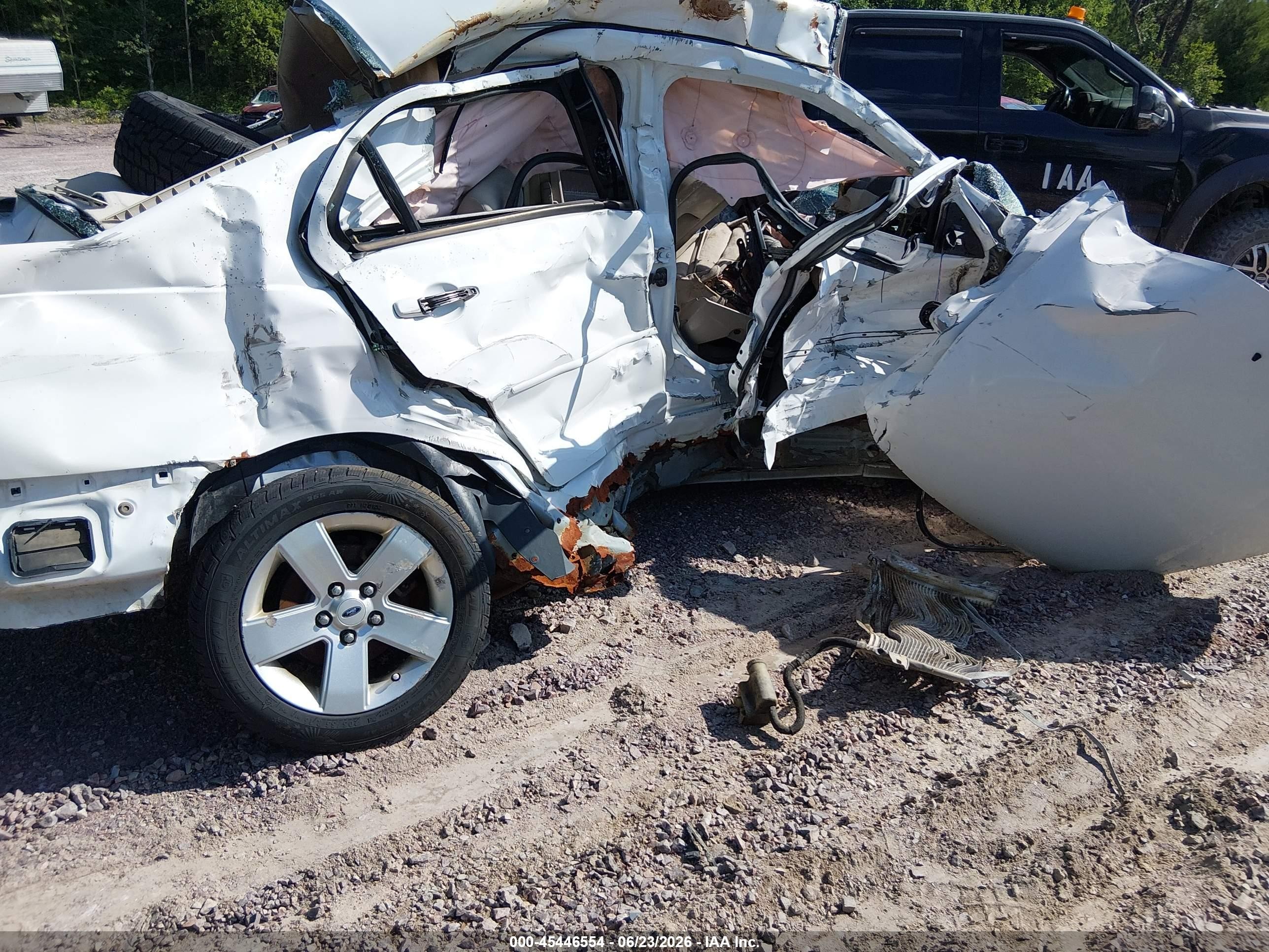 2007 Ford Fusion Se White vin: 3FAHP07ZX7R230213