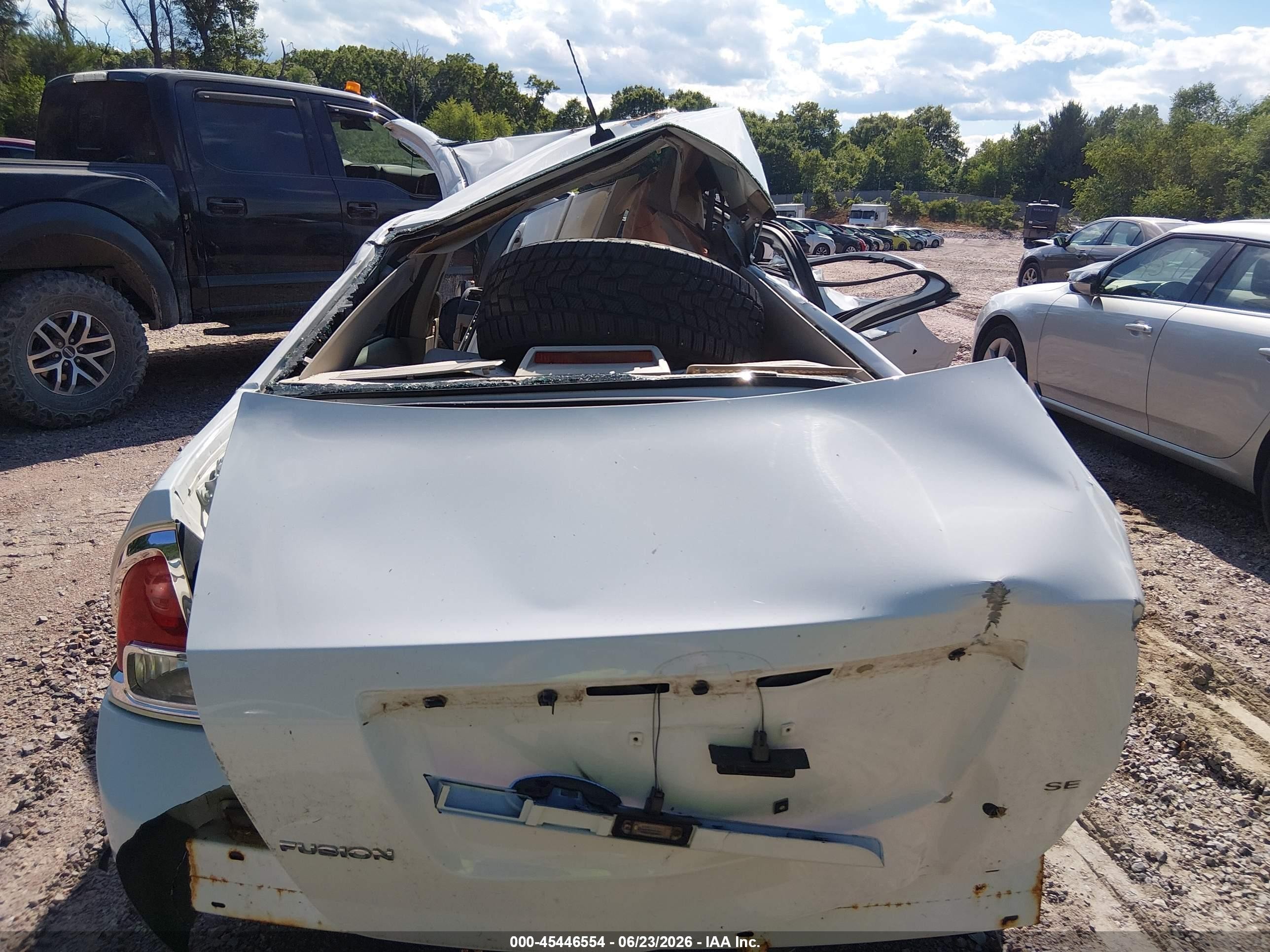 2007 Ford Fusion Se White vin: 3FAHP07ZX7R230213
