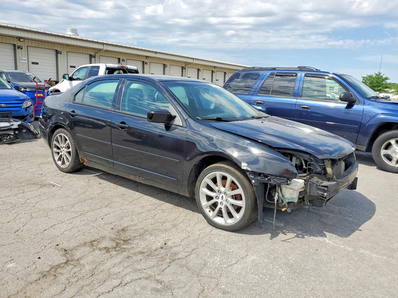 2008 Ford Fusion Se Black vin: 3FAHP07ZX8R211811