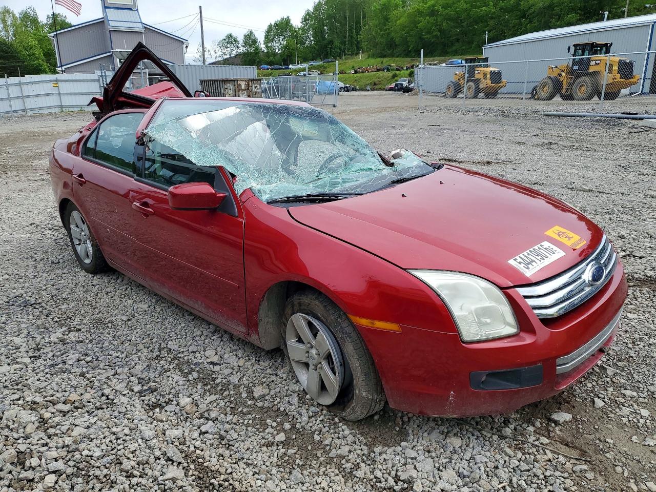 2008 Ford Fusion Se Red vin: 3FAHP07ZX8R272933