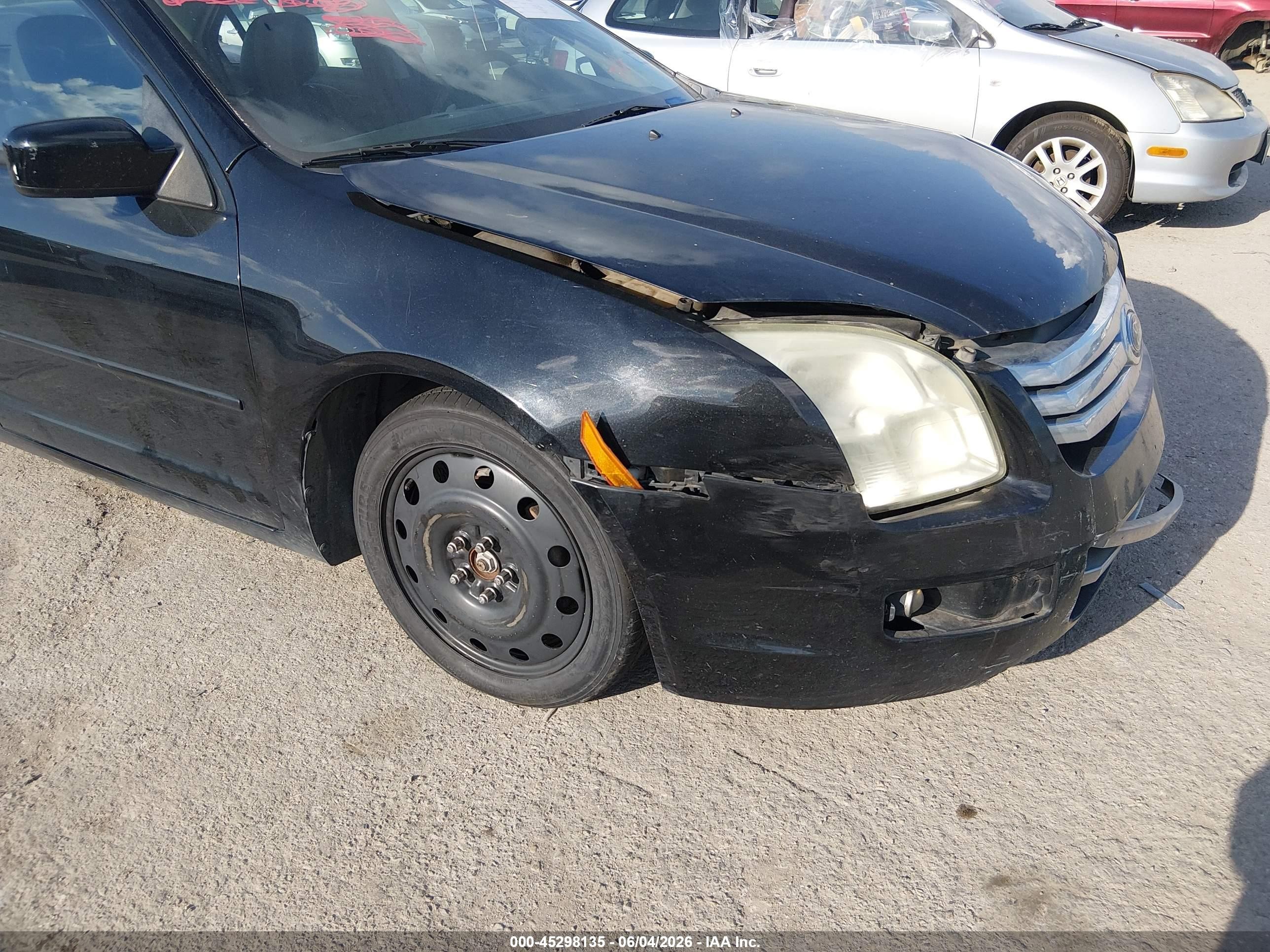2009 Ford Fusion Se Черный vin: 3FAHP07ZX9R156116