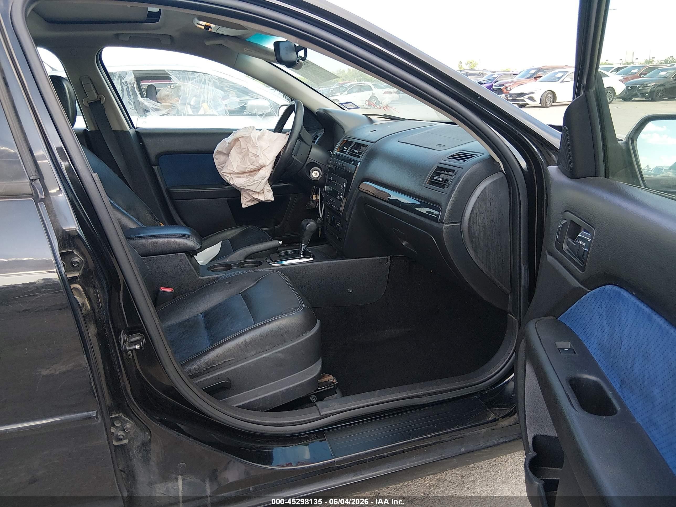 2009 Ford Fusion Se Черный vin: 3FAHP07ZX9R156116