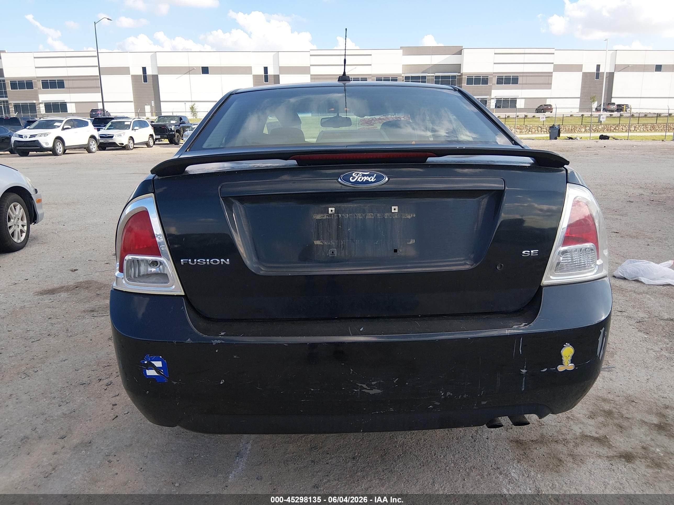 2009 Ford Fusion Se Черный vin: 3FAHP07ZX9R156116