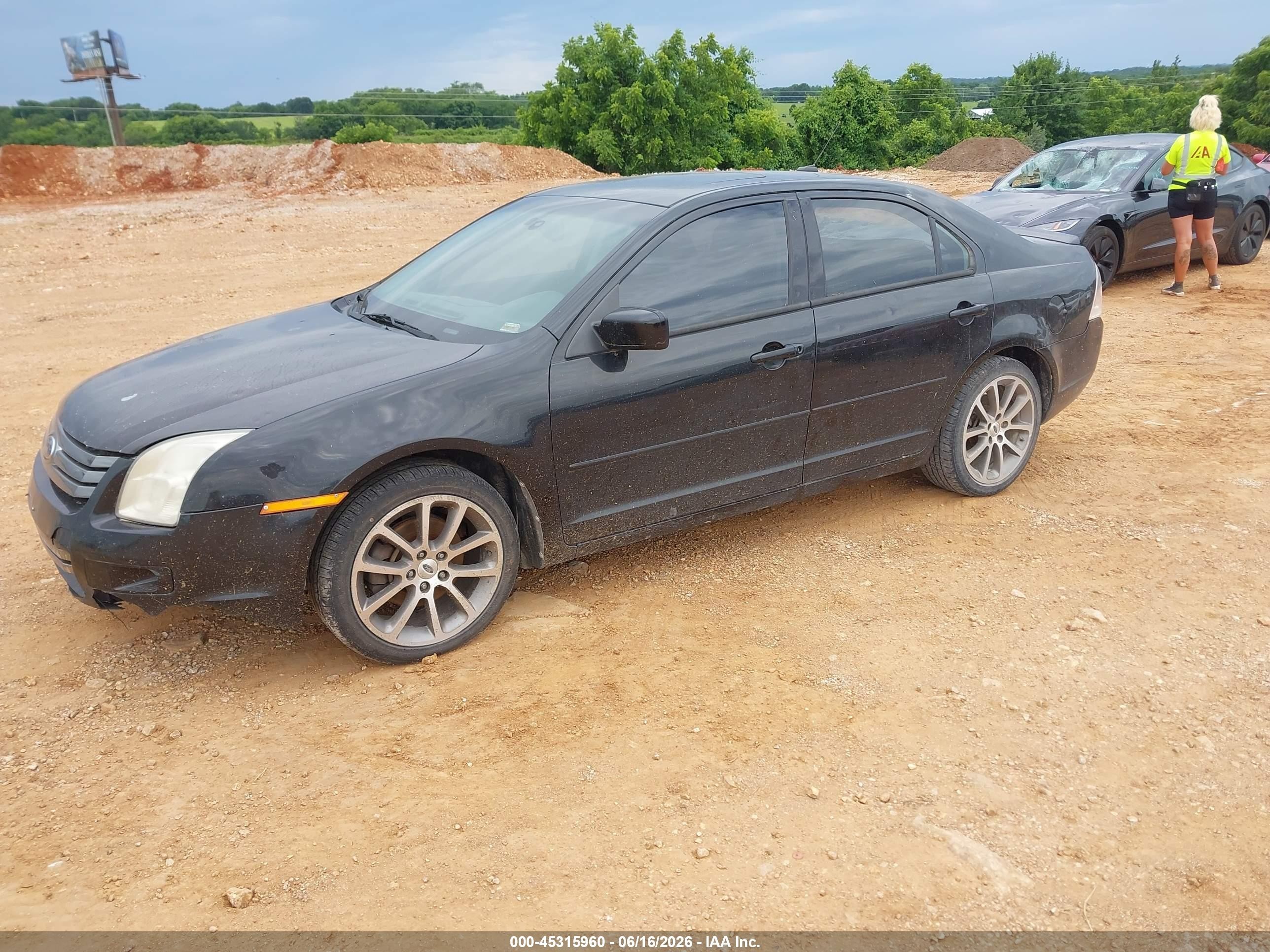 2009 Ford Fusion Se Black vin: 3FAHP07ZX9R196955