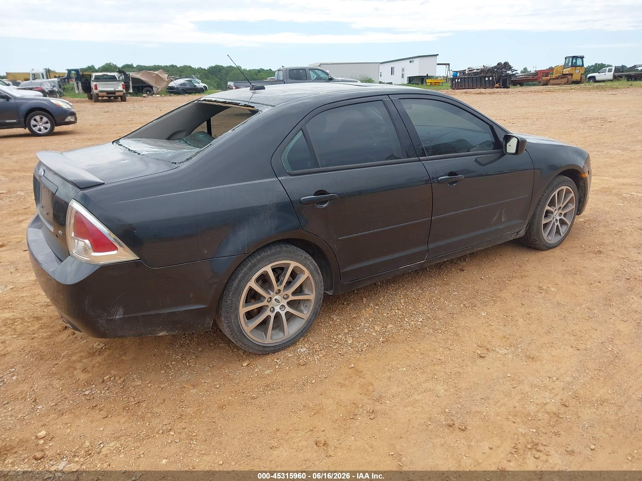 2009 Ford Fusion Se Black vin: 3FAHP07ZX9R196955