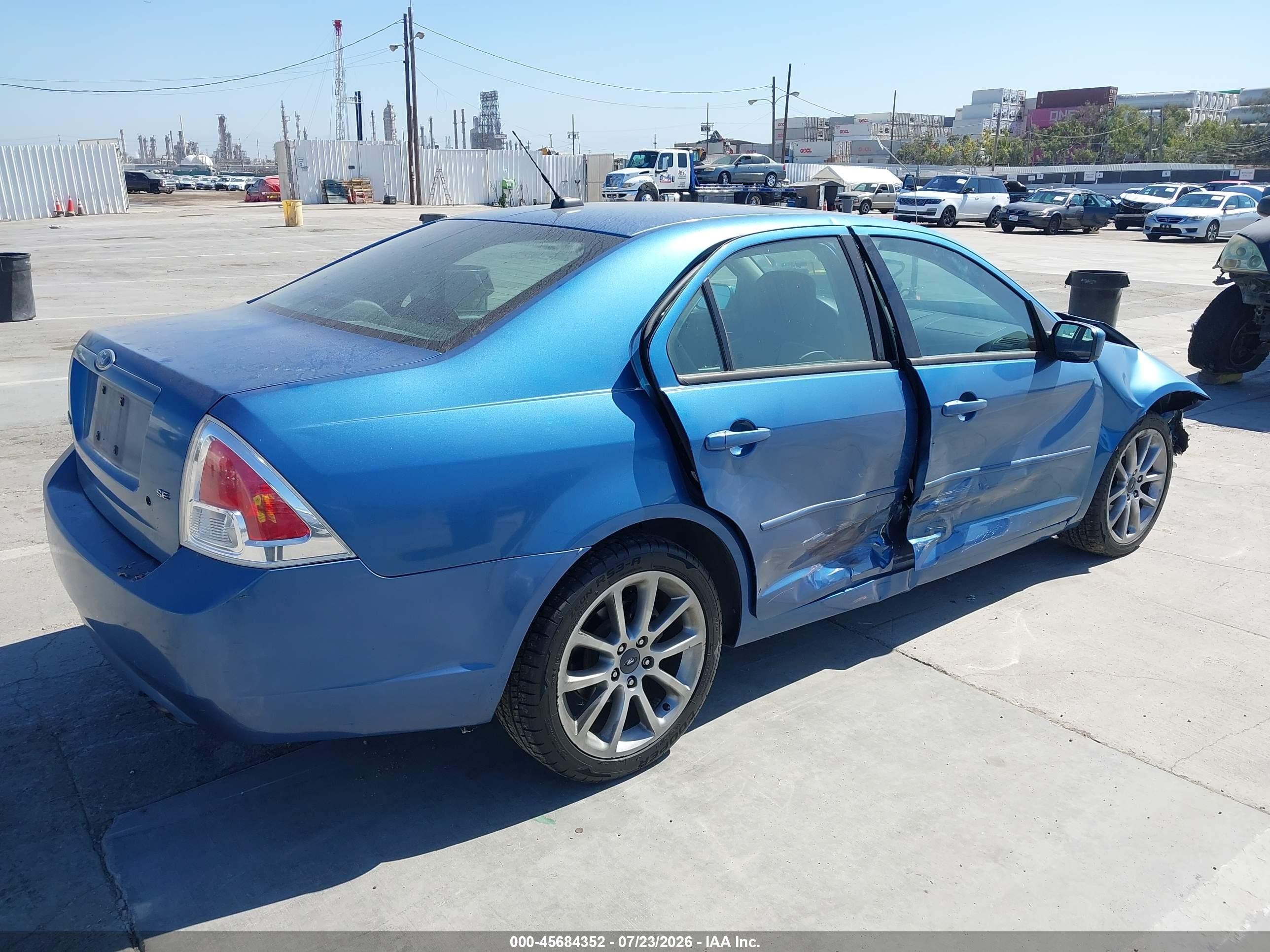 2009 Ford Fusion Se Blue vin: 3FAHP07ZX9R207596