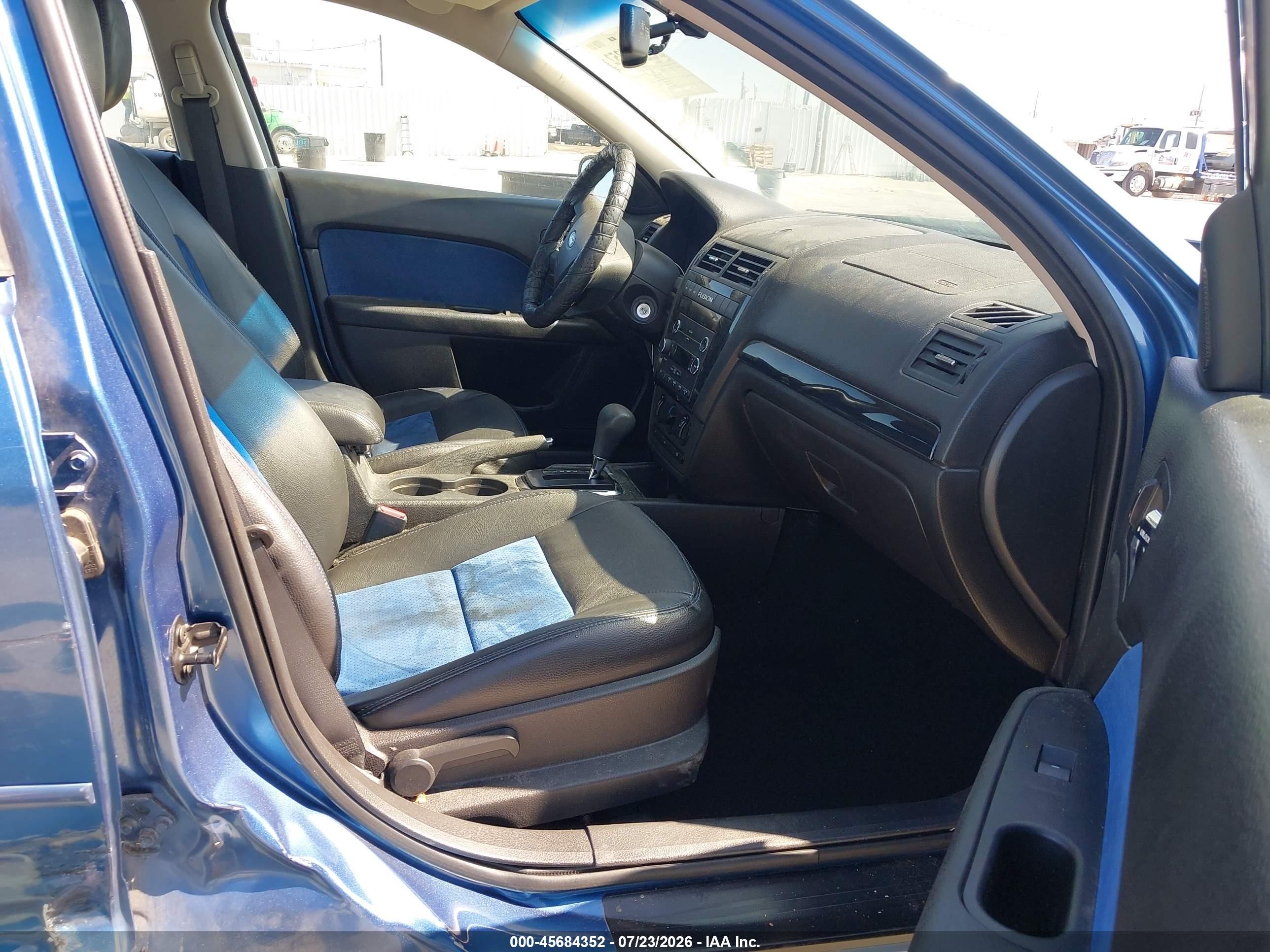 2009 Ford Fusion Se Blue vin: 3FAHP07ZX9R207596