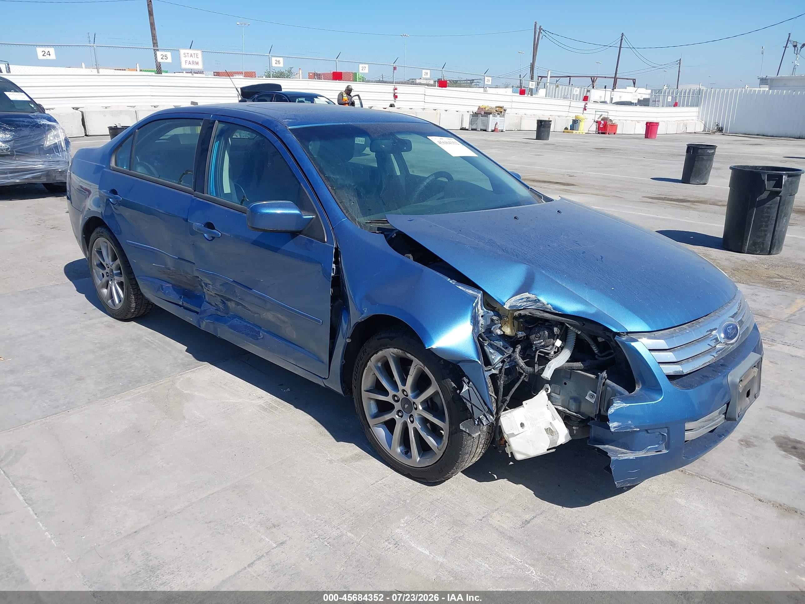 2009 Ford Fusion Se Blue vin: 3FAHP07ZX9R207596