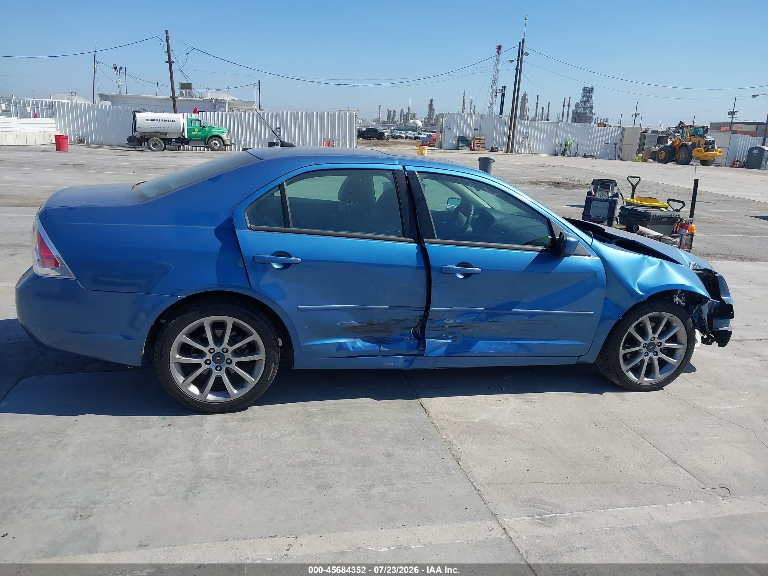 2009 Ford Fusion Se Blue vin: 3FAHP07ZX9R207596