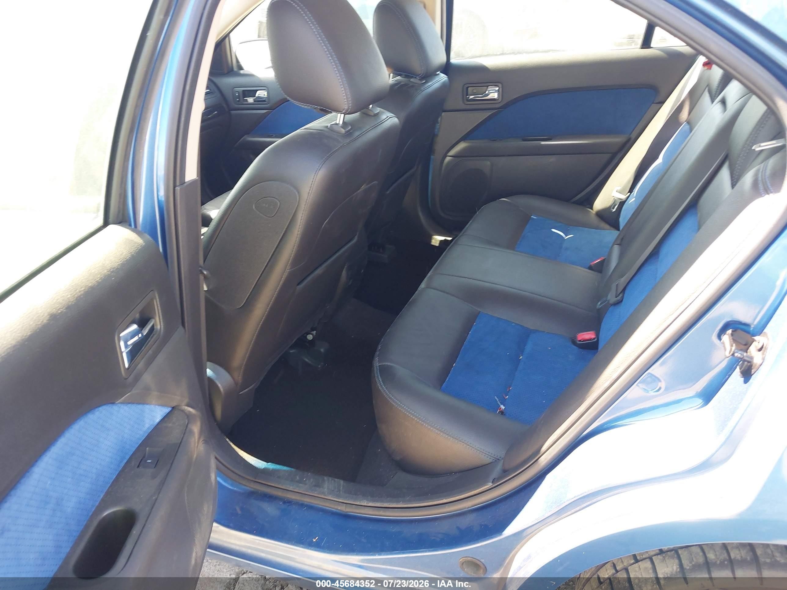 2009 Ford Fusion Se Blue vin: 3FAHP07ZX9R207596