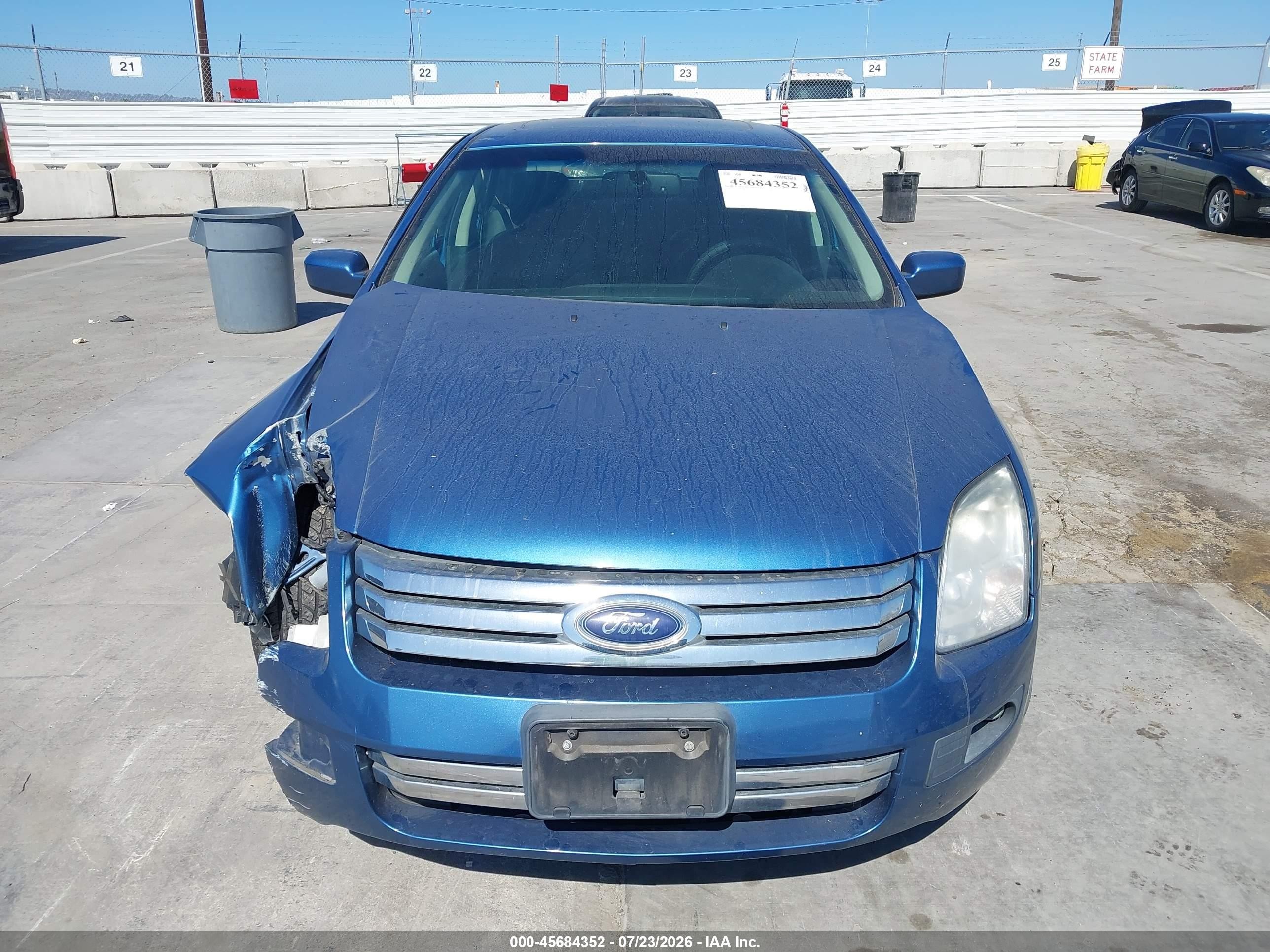 2009 Ford Fusion Se Blue vin: 3FAHP07ZX9R207596