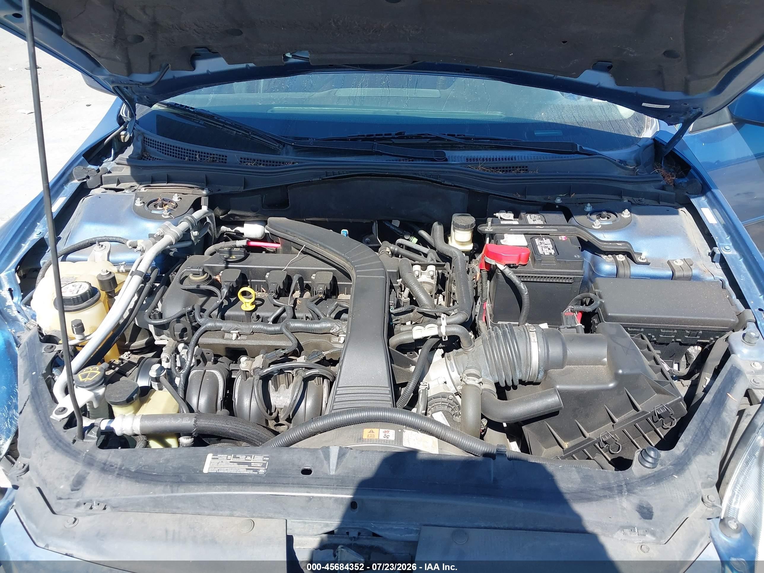 2009 Ford Fusion Se Blue vin: 3FAHP07ZX9R207596