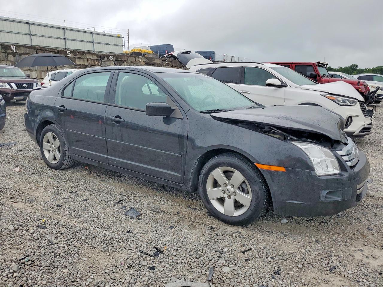 2009 Ford Fusion Se Black vin: 3FAHP07ZX9R218176