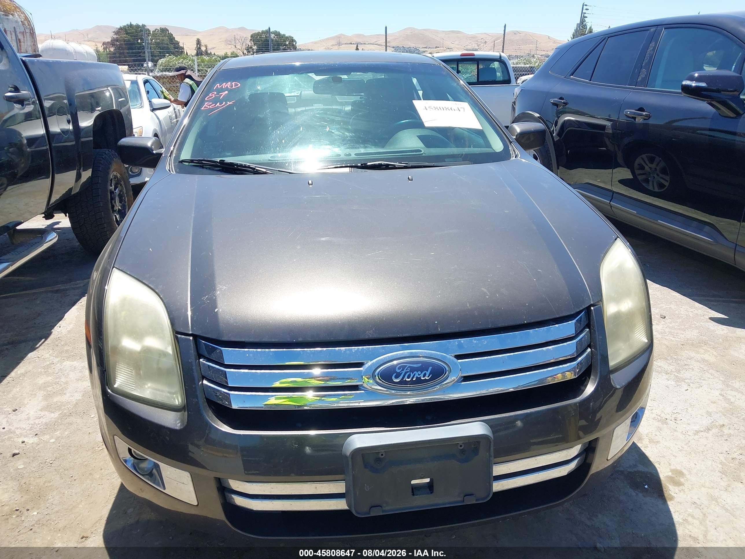 2006 Ford Fusion Sel Серый vin: 3FAHP08106R122321