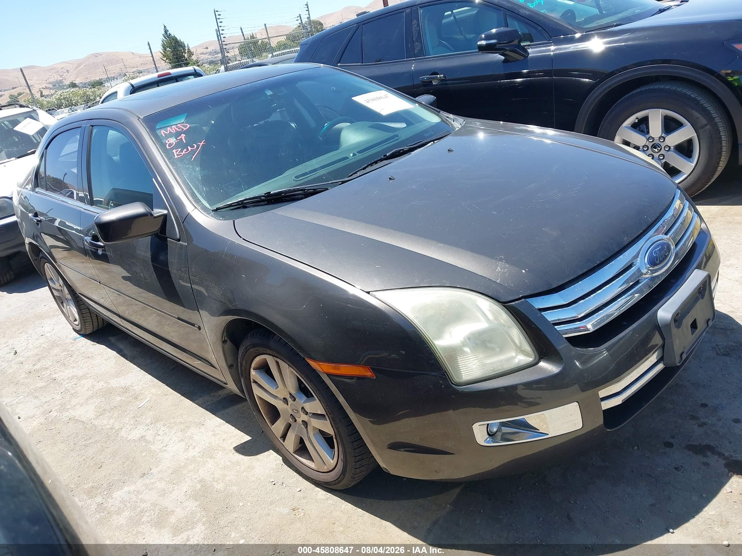2006 Ford Fusion Sel Серый vin: 3FAHP08106R122321