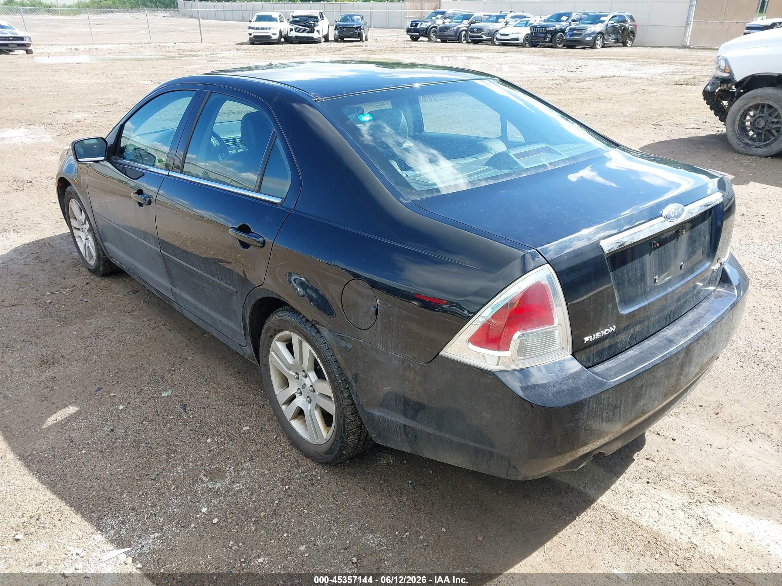 2006 Ford Fusion Sel Black vin: 3FAHP08106R151463
