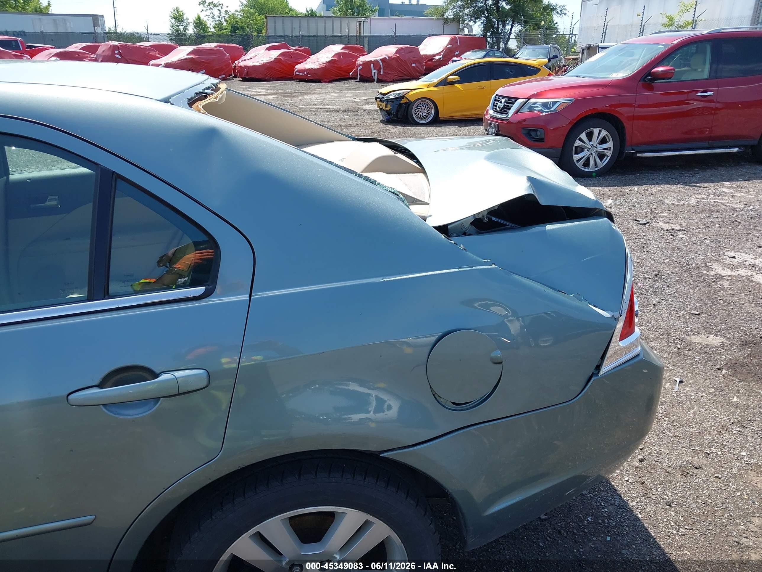 2006 Ford Fusion Sel Green vin: 3FAHP08106R157764