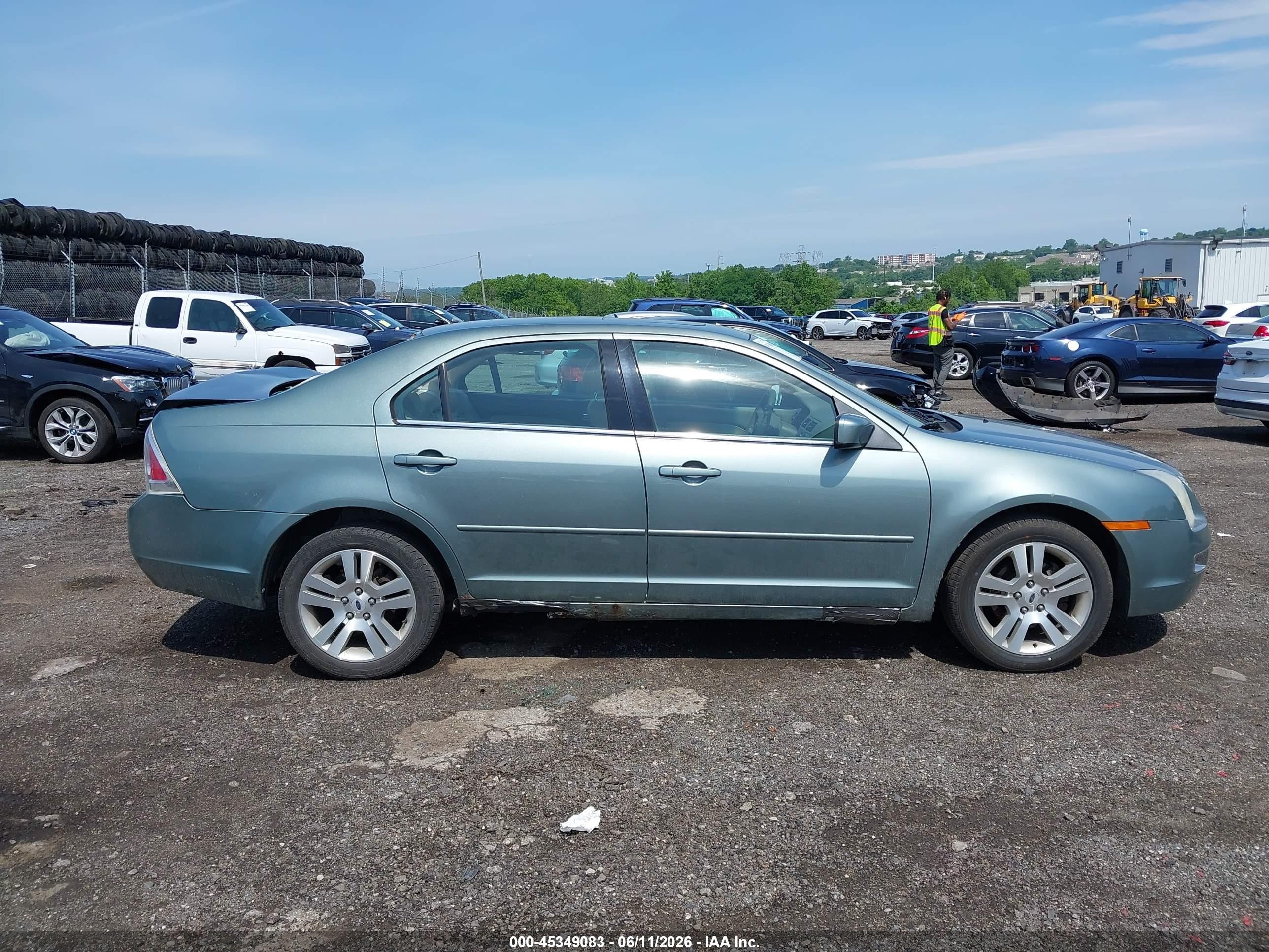 2006 Ford Fusion Sel Green vin: 3FAHP08106R157764