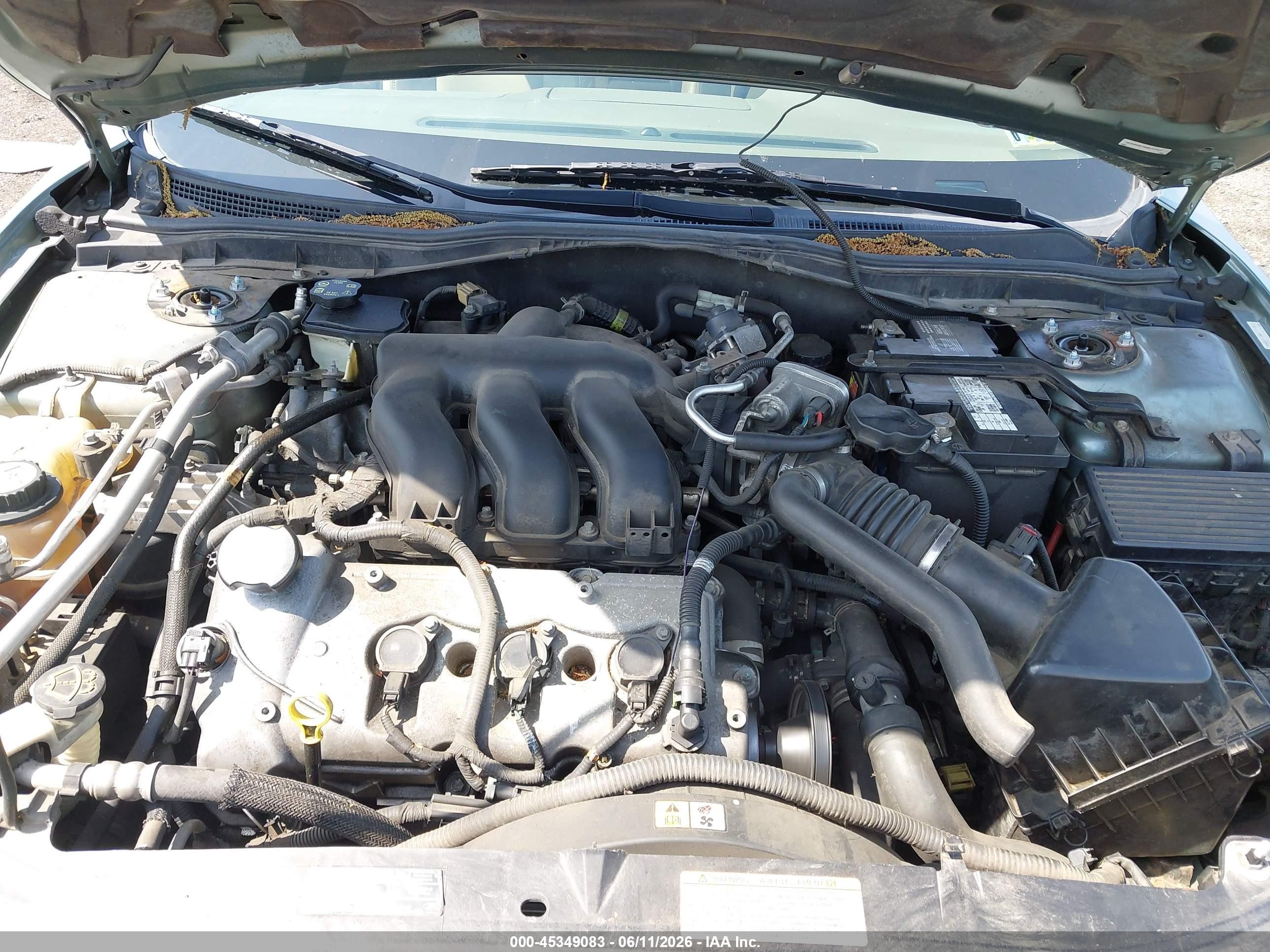 2006 Ford Fusion Sel Green vin: 3FAHP08106R157764