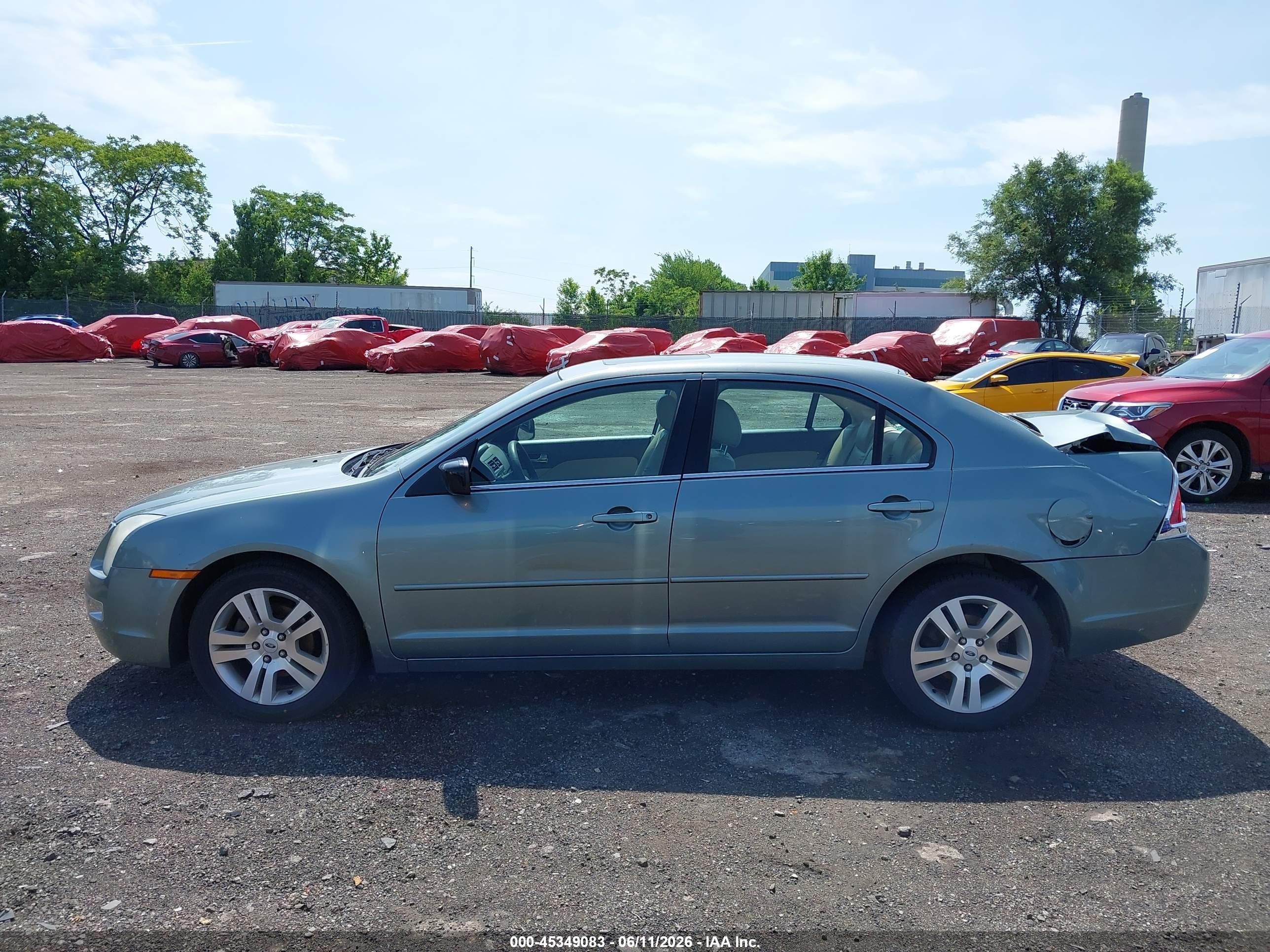 2006 Ford Fusion Sel Green vin: 3FAHP08106R157764