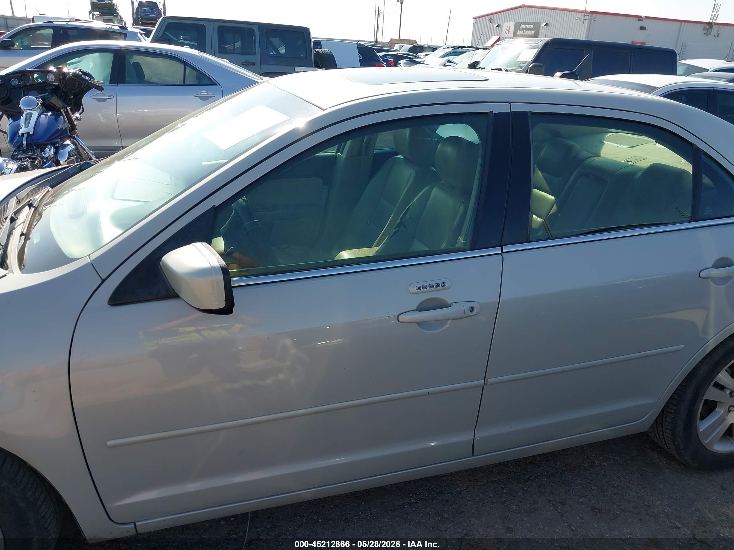 2008 Ford Fusion Sel Champagne vin: 3FAHP08108R112035