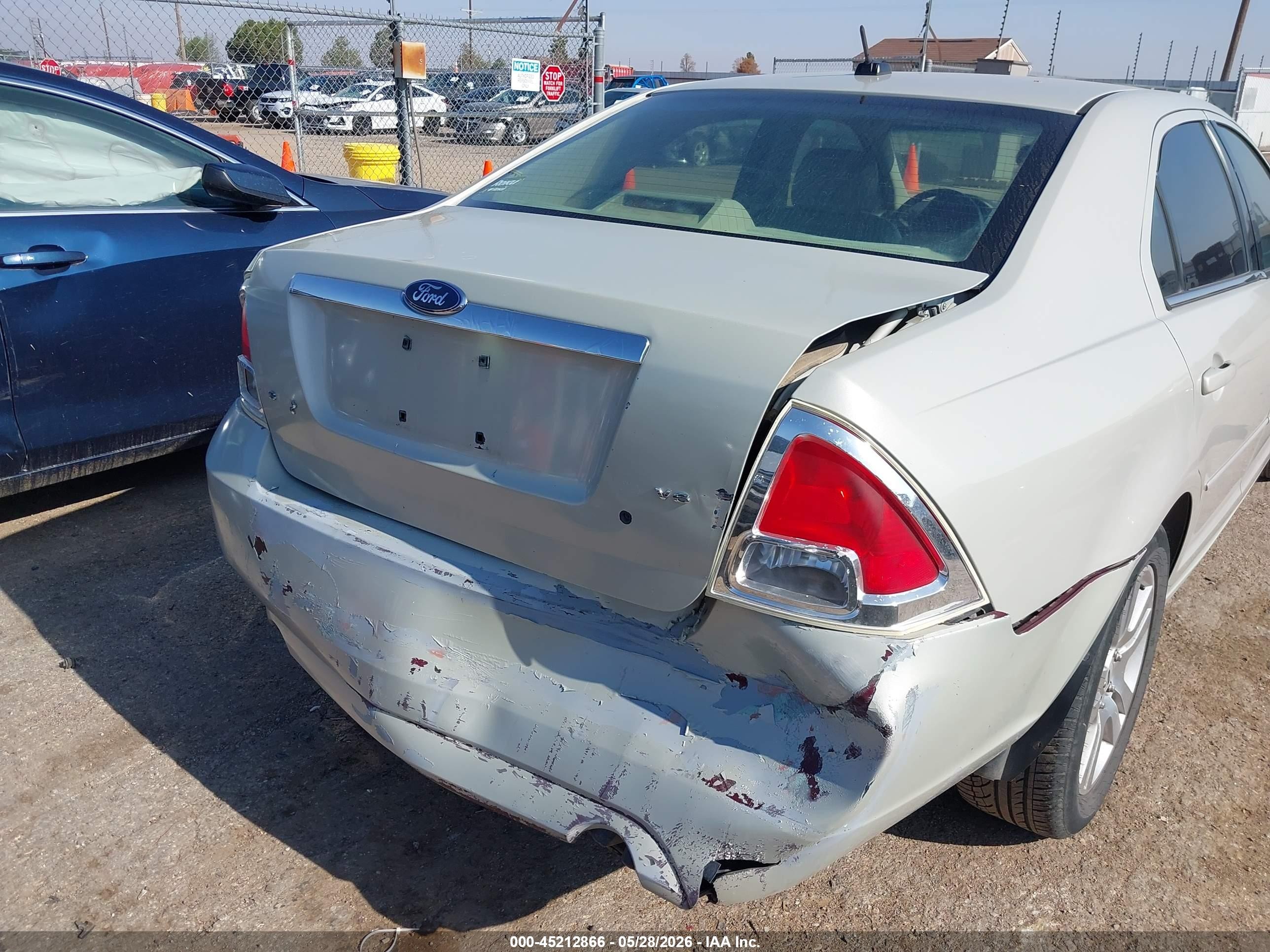 2008 Ford Fusion Sel Champagne vin: 3FAHP08108R112035