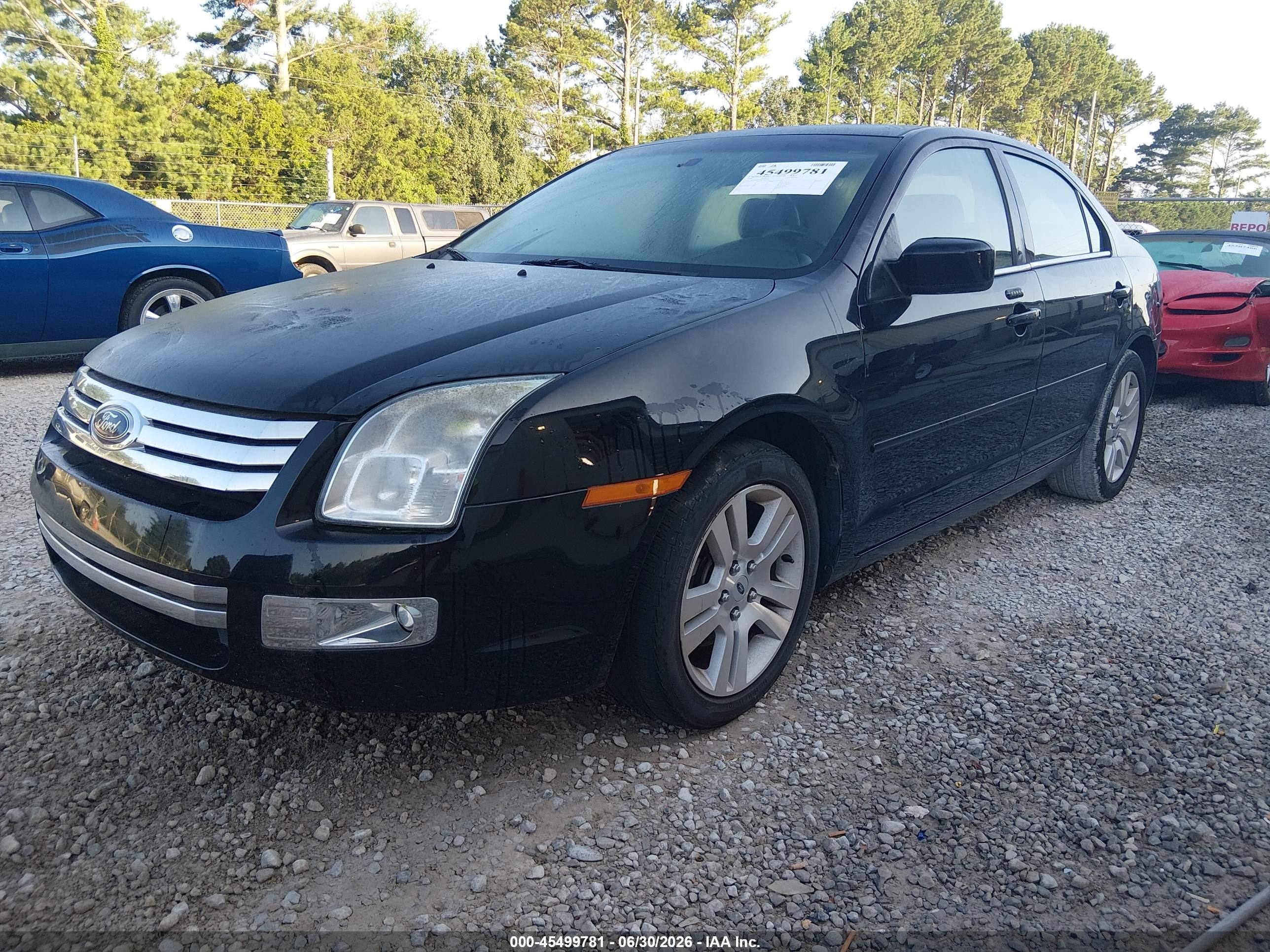 2008 Ford Fusion Sel Black vin: 3FAHP08108R248150