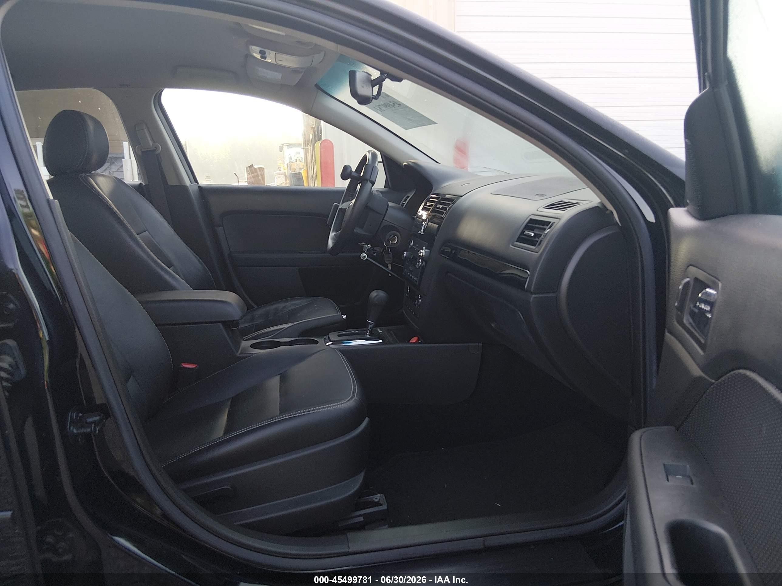 2008 Ford Fusion Sel Black vin: 3FAHP08108R248150