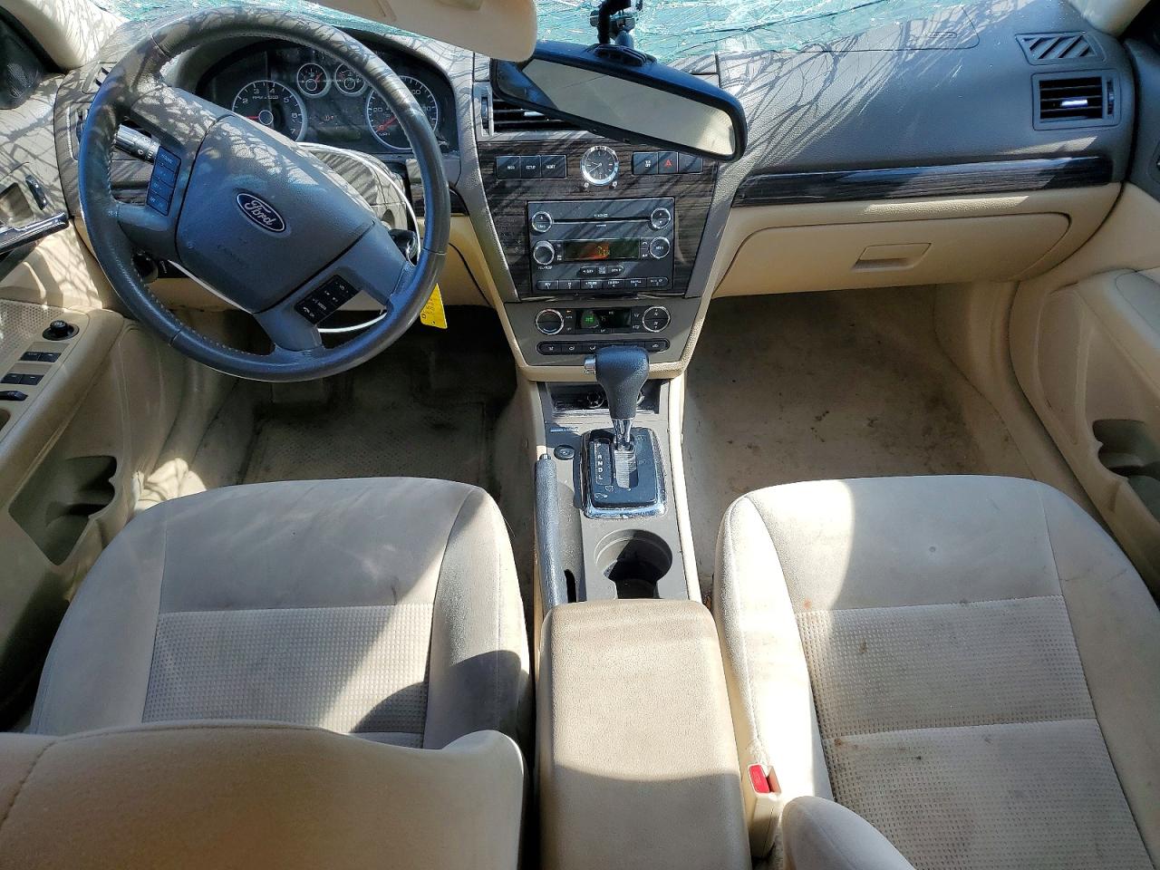 2009 Ford Fusion Sel Beige vin: 3FAHP08109R101490